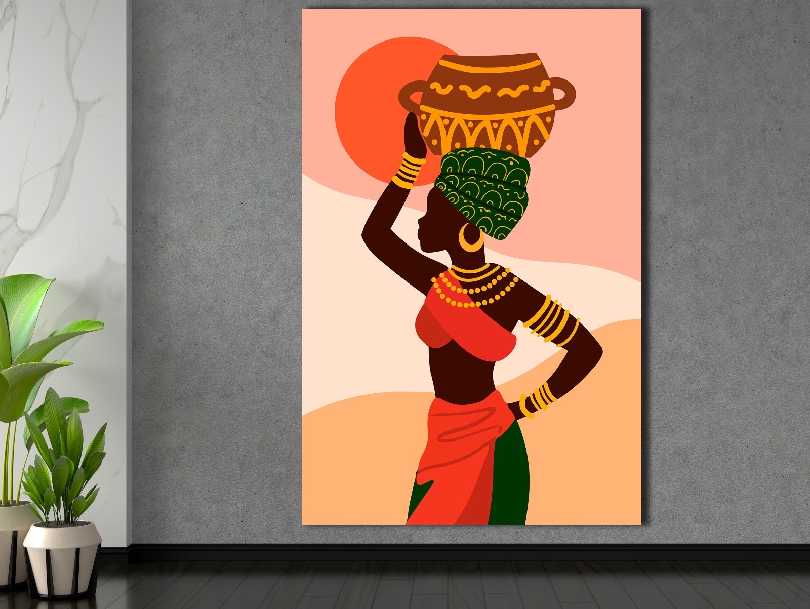Afrikan%20-%20Laminasyonlu%20Kanvas%20Tablo