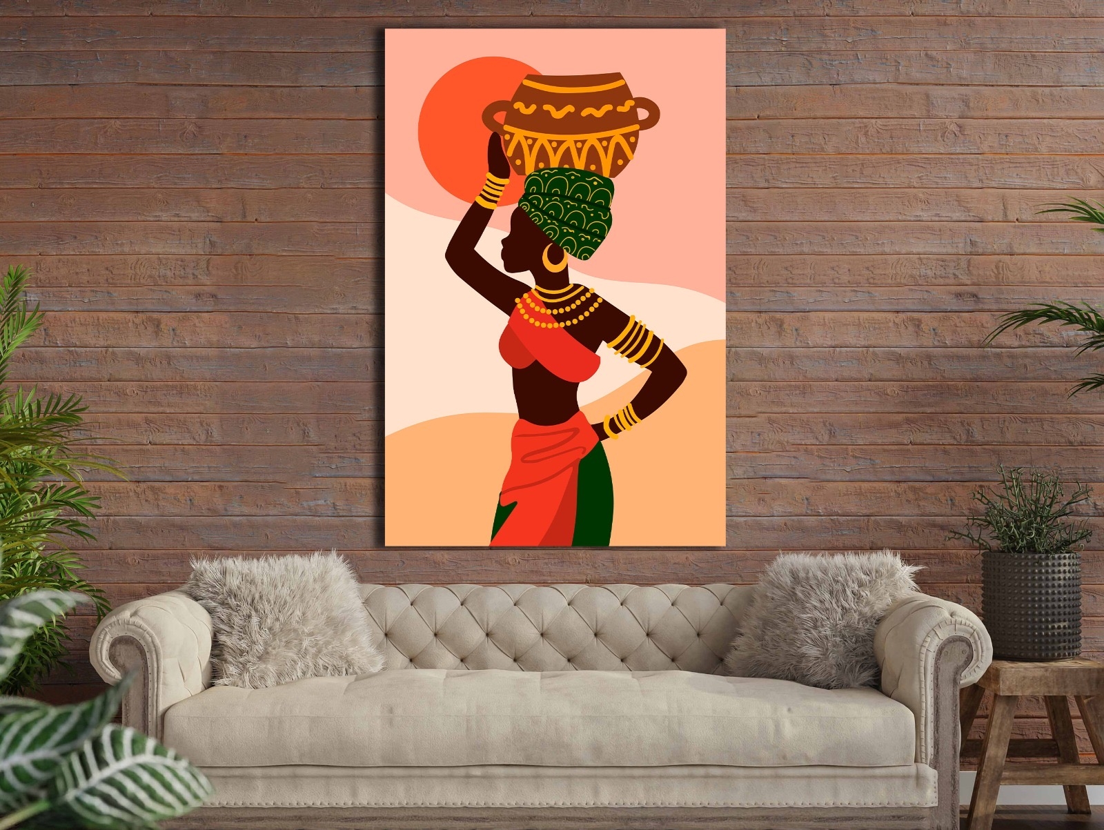 Afrikan%20-%20Laminasyonlu%20Kanvas%20Tablo