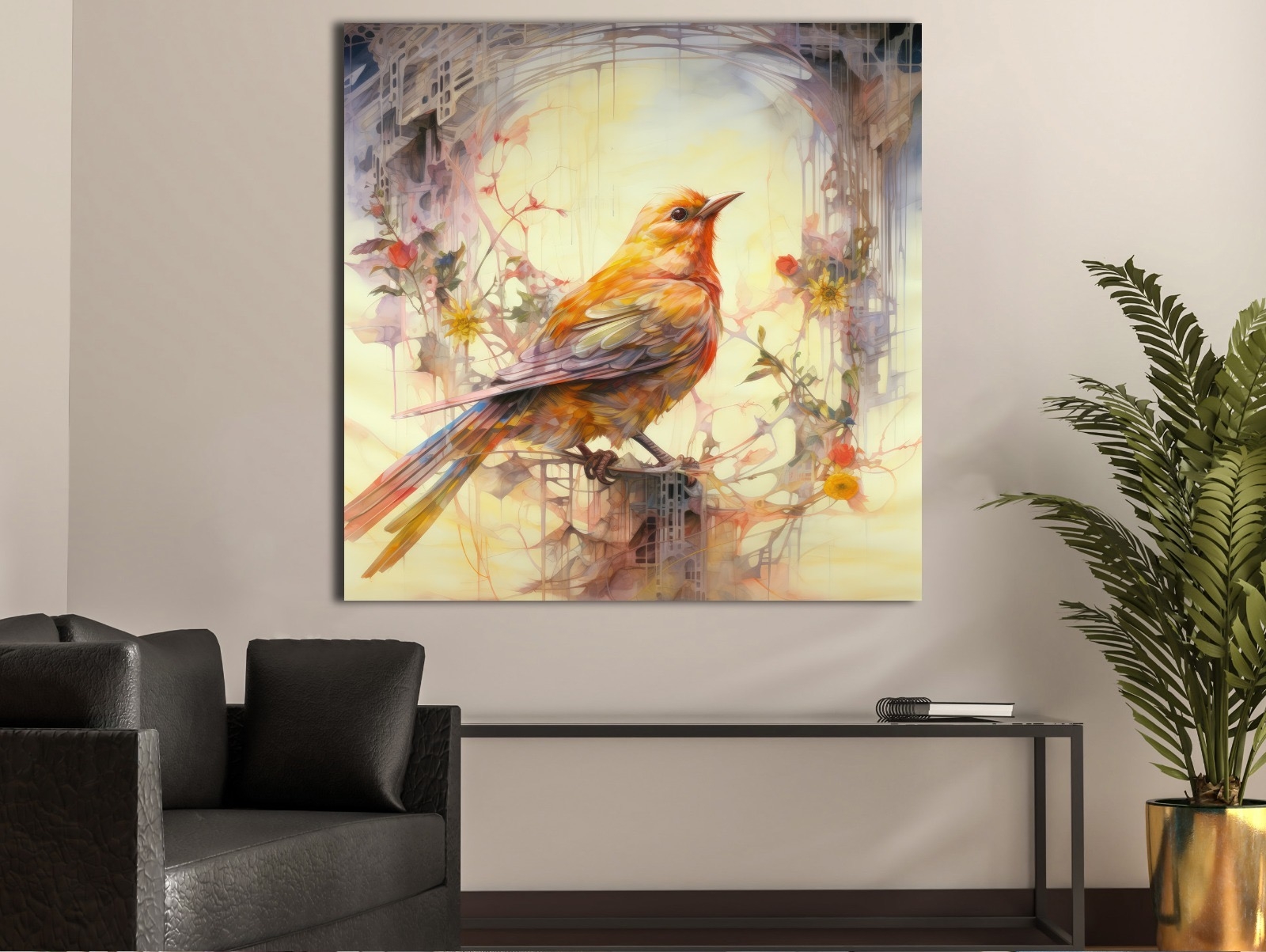 Kuşlar%20-%20%20Laminasyonlu%20Kanvas%20Tablo