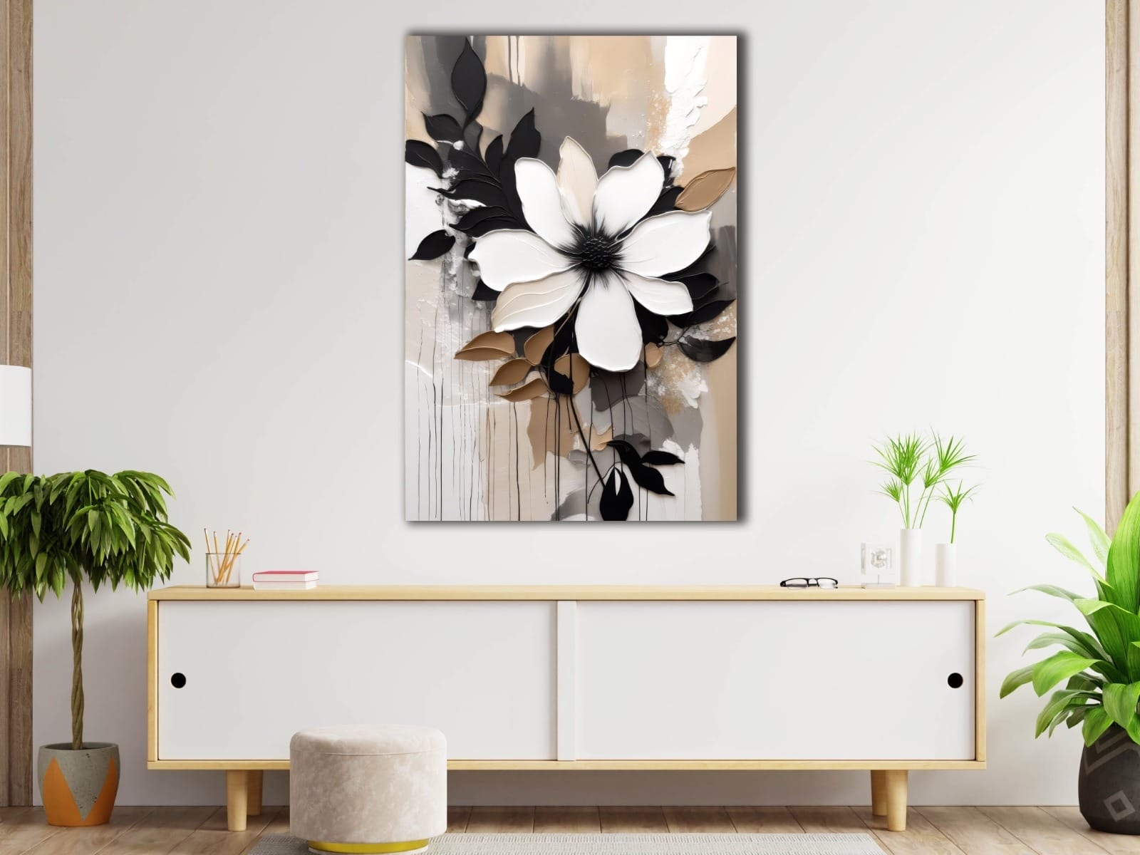 Çiçekler%20-%20Laminasyonlu%20Kanvas%20Tablo
