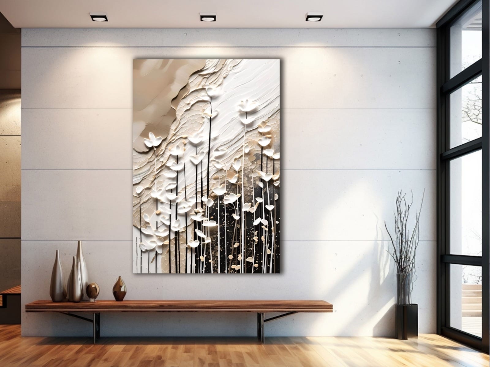 Çiçekler%20-%20Laminasyonlu%20Kanvas%20Tablo