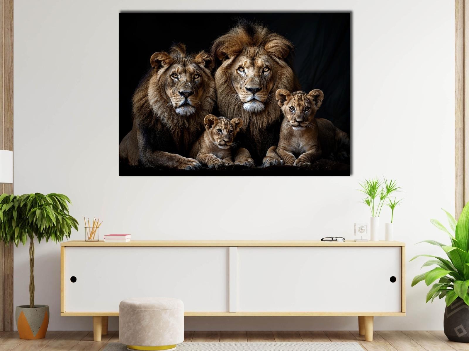 Lions%20-%20Laminasyonlu%20Kanvas%20Tablo