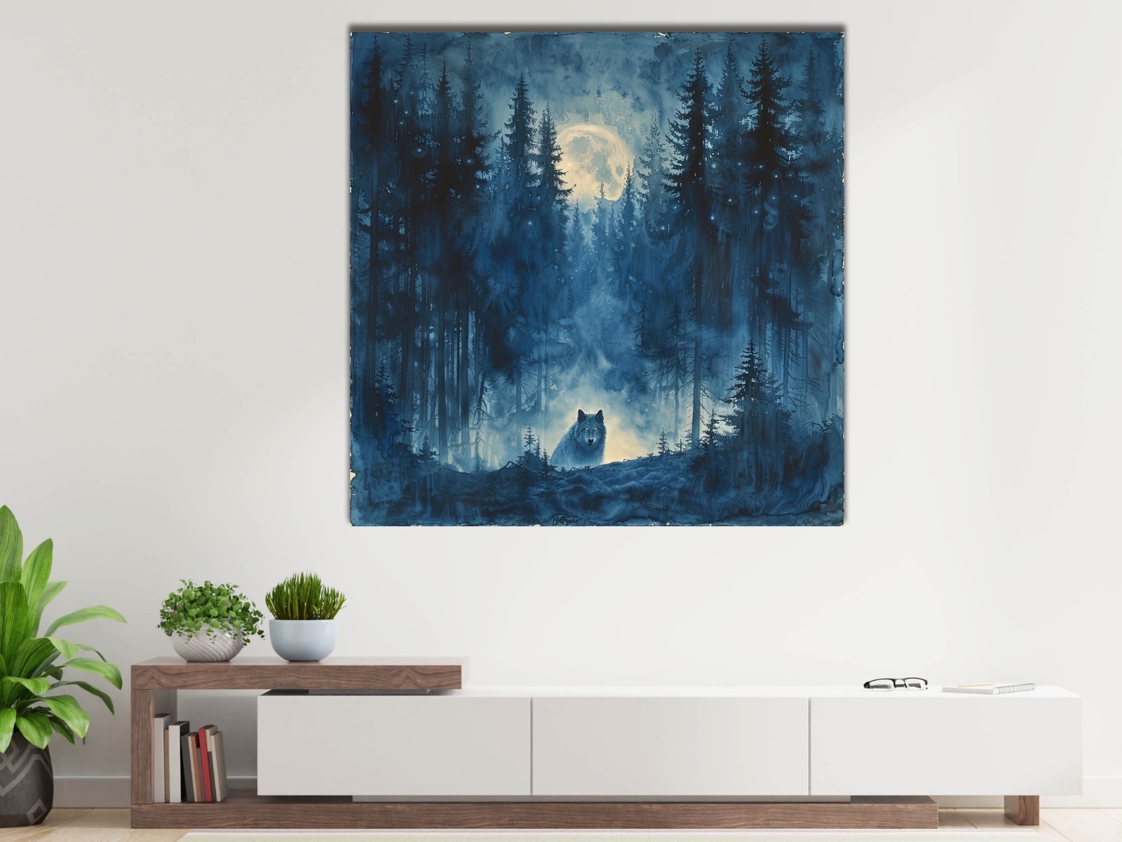 Sis%20ve%20Kurt%20-%20Laminasyonlu%20Kanvas%20Tablo