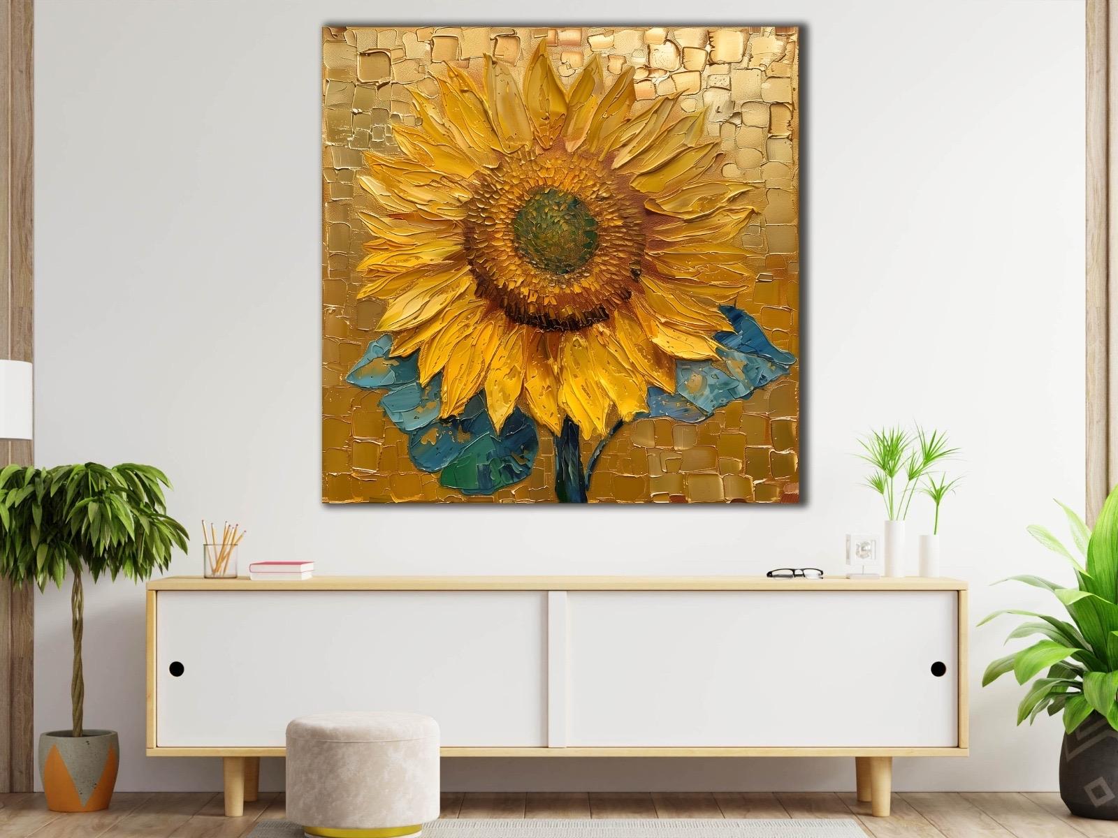 Ayçiçeği%20-%20Laminasyonlu%20Kanvas%20Tablo