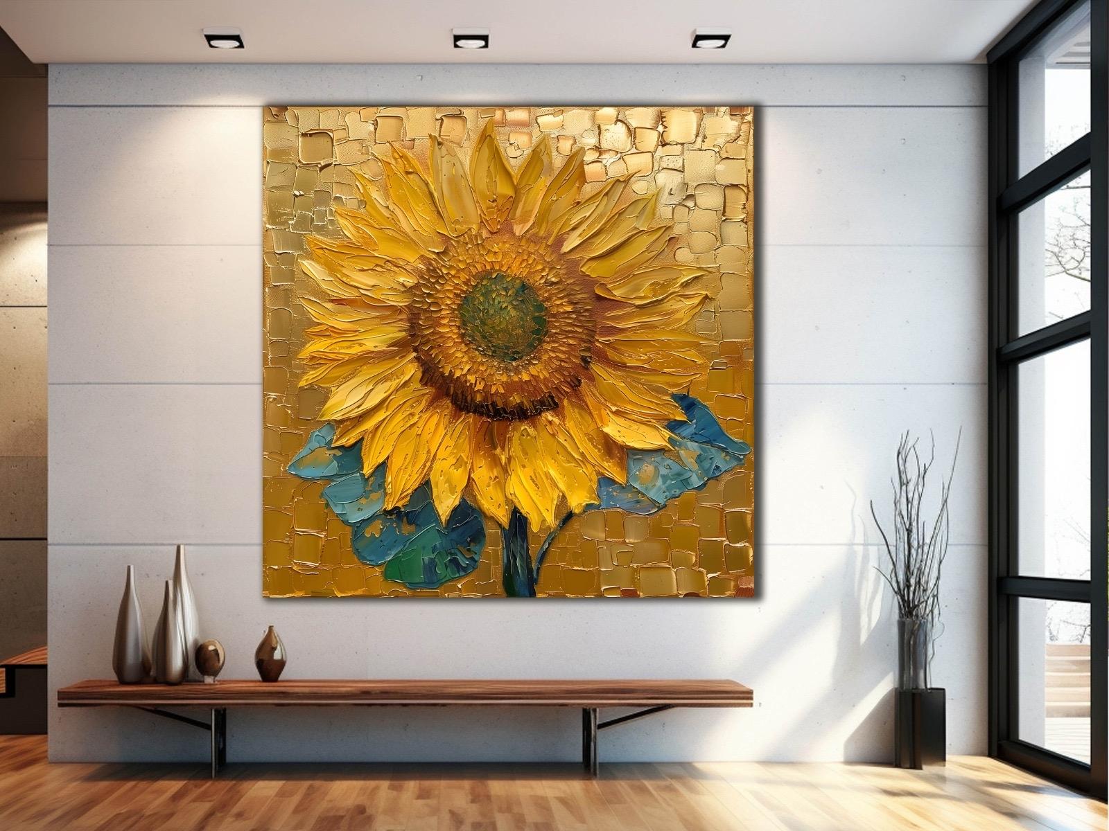 Ayçiçeği%20-%20Laminasyonlu%20Kanvas%20Tablo