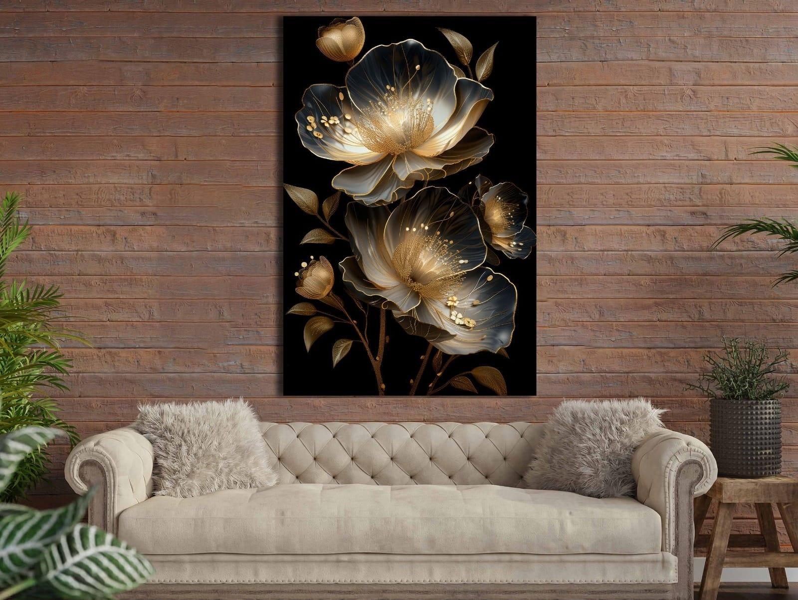 Çiçekler%20-%20Sim%20İşlemeli%20Kanvas%20Tablo