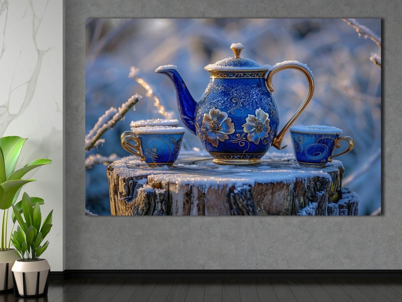 Çay%20Keyfi%20-%20Laminasyonlu%20Kanvas%20Tablo