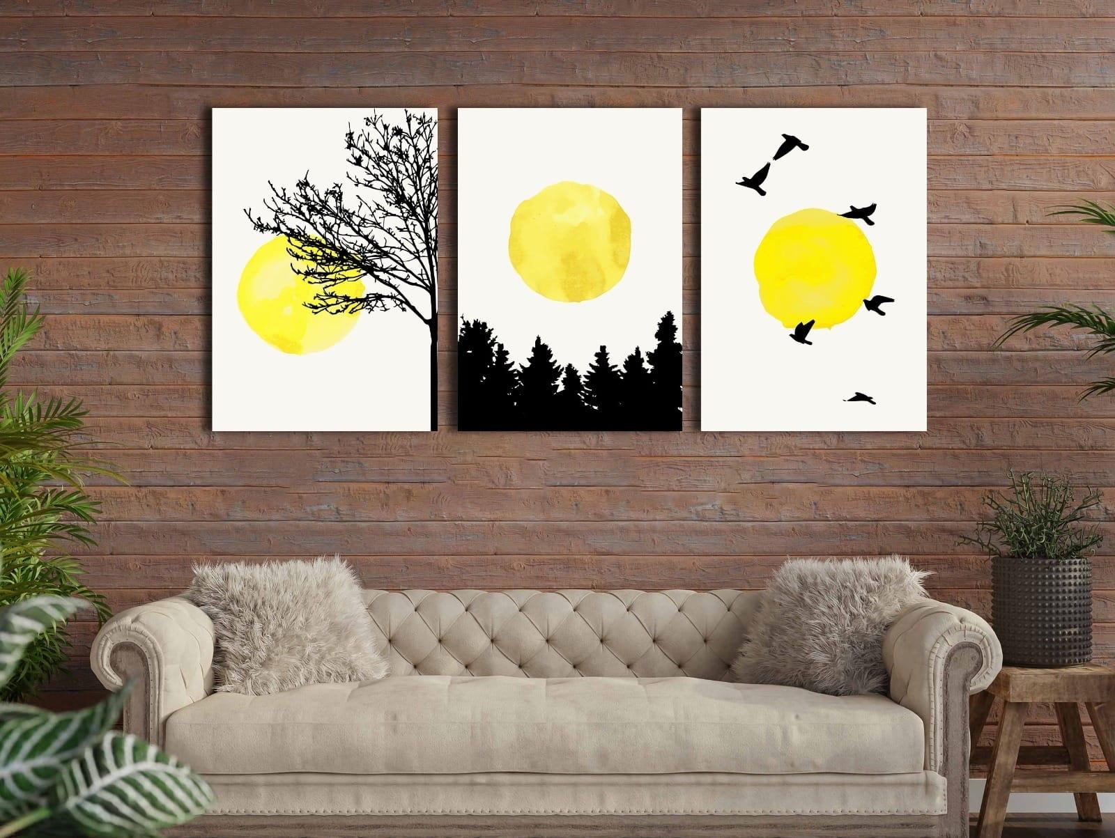 Güneş%20-%20Laminasyonlu%20Kanvas%20Tablo%203%20lü%20Set