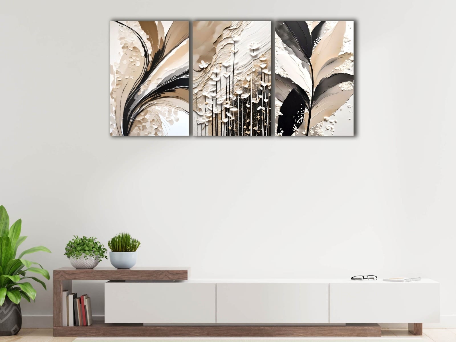 Çiçekler%20-%20Laminasyonlu%20Kanvas%20Tablo%203%20lü%20Set