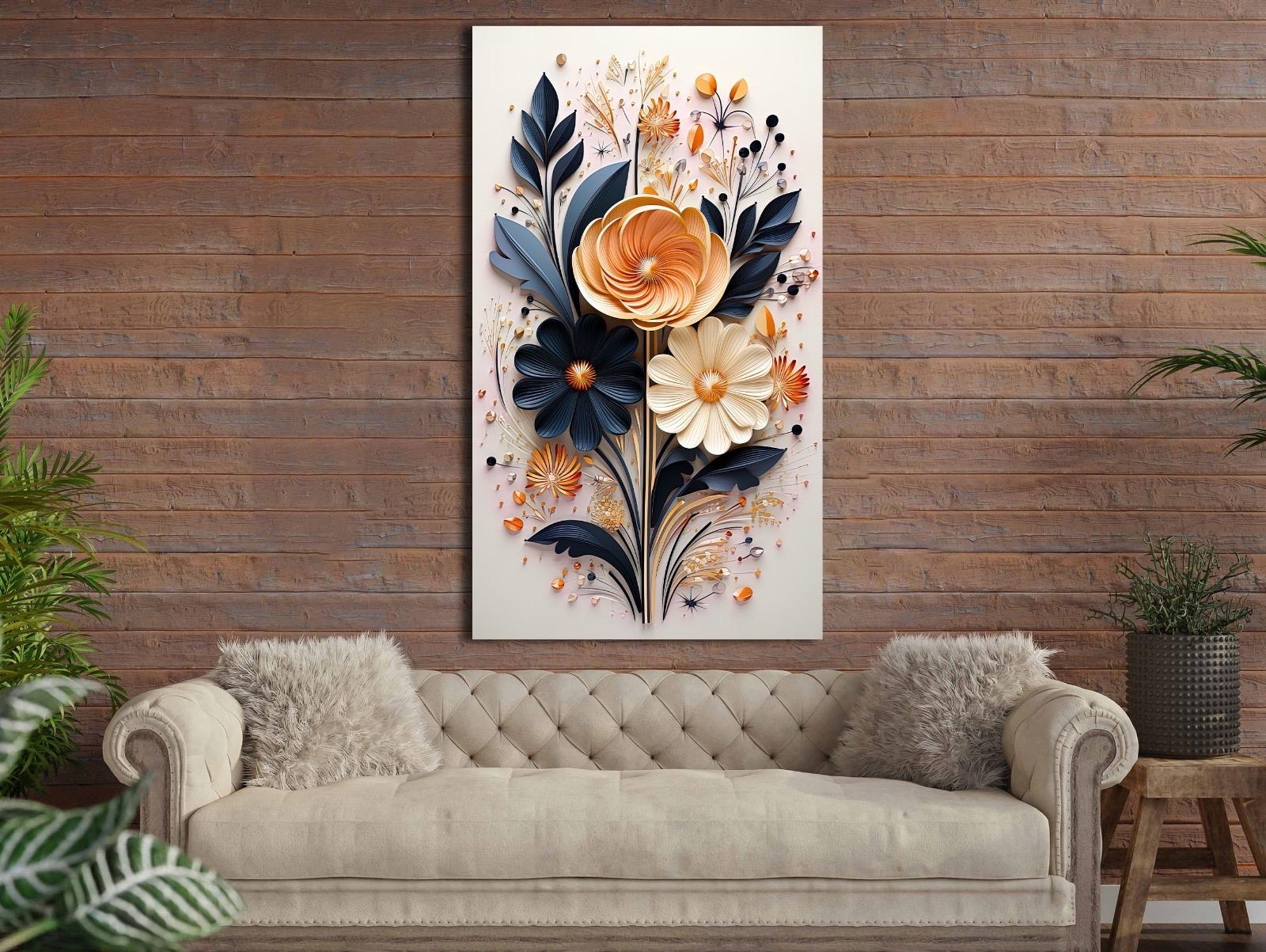 3D%20Çiçekler%20-%20Sim%20İşlemeli%20Kanvas%20Tablo