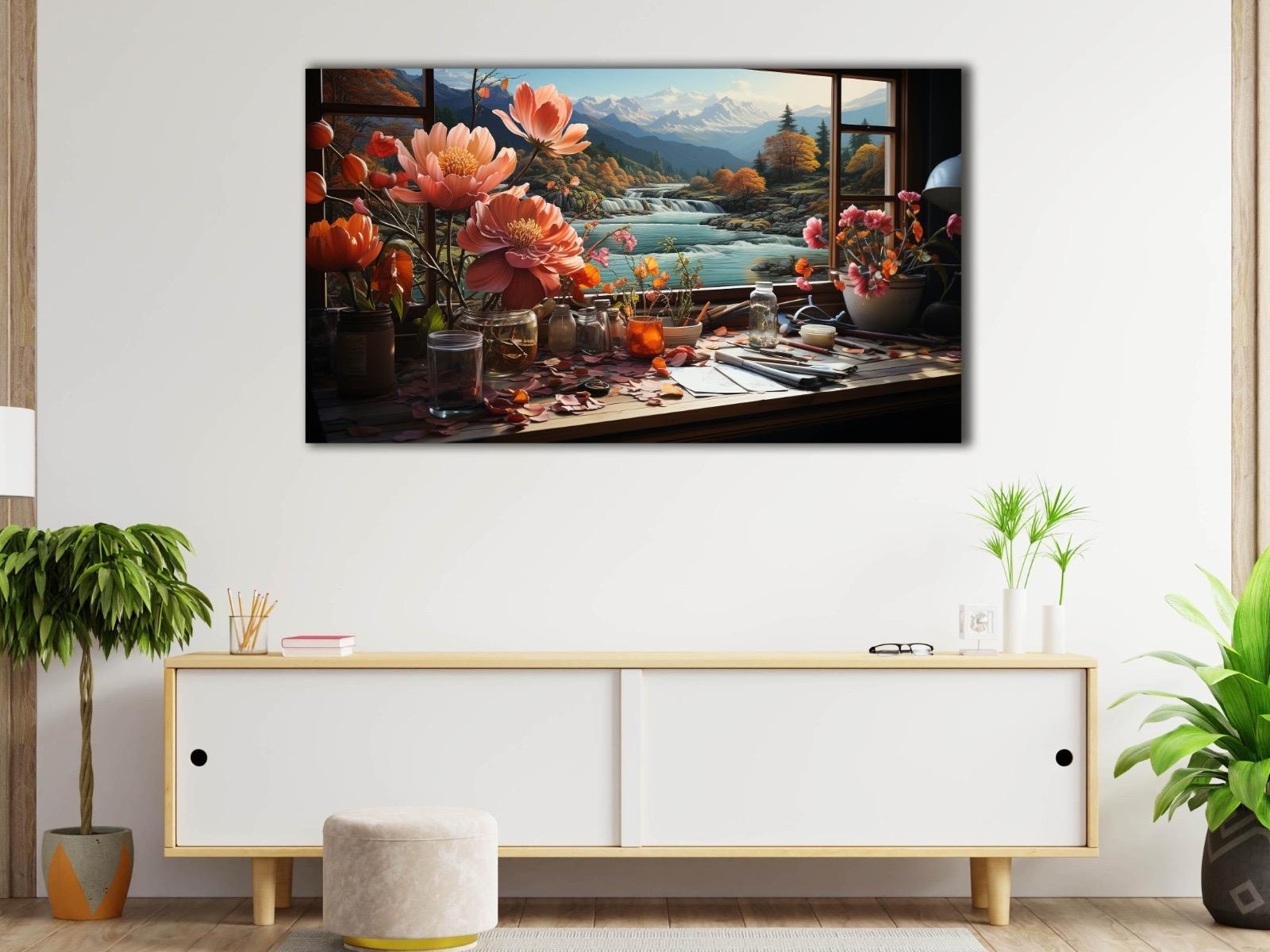 Pencere%20Önü%20-%20Laminasyonlu%20Kanvas%20Tablo