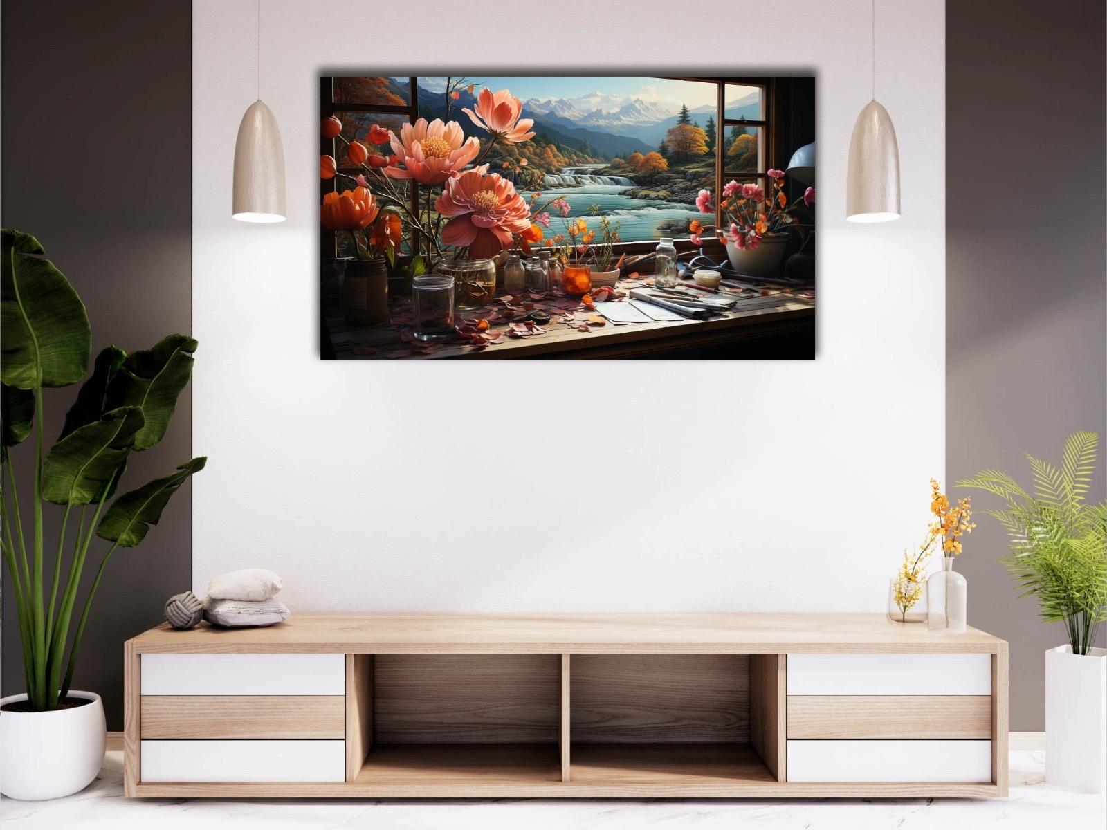 Pencere%20Önü%20-%20Laminasyonlu%20Kanvas%20Tablo