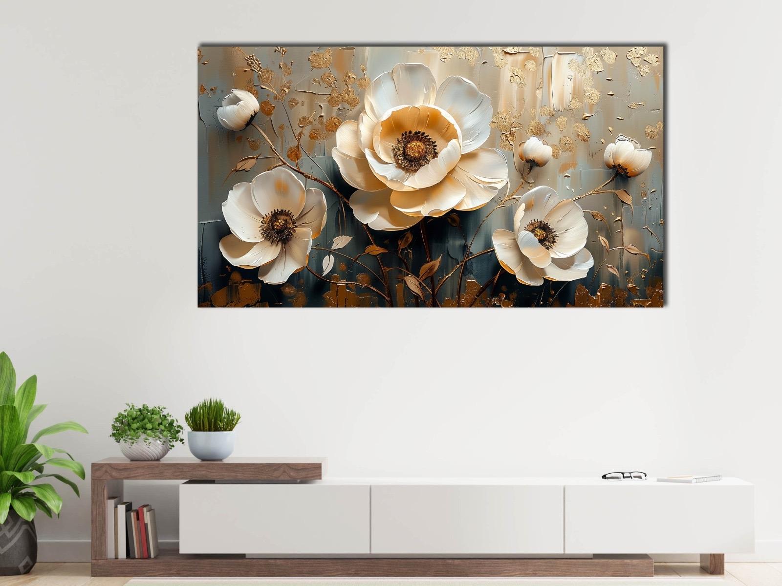 Kır%20Çiçekleri%20-%20Sim%20İşlemeli%20Kanvas%20Tablo