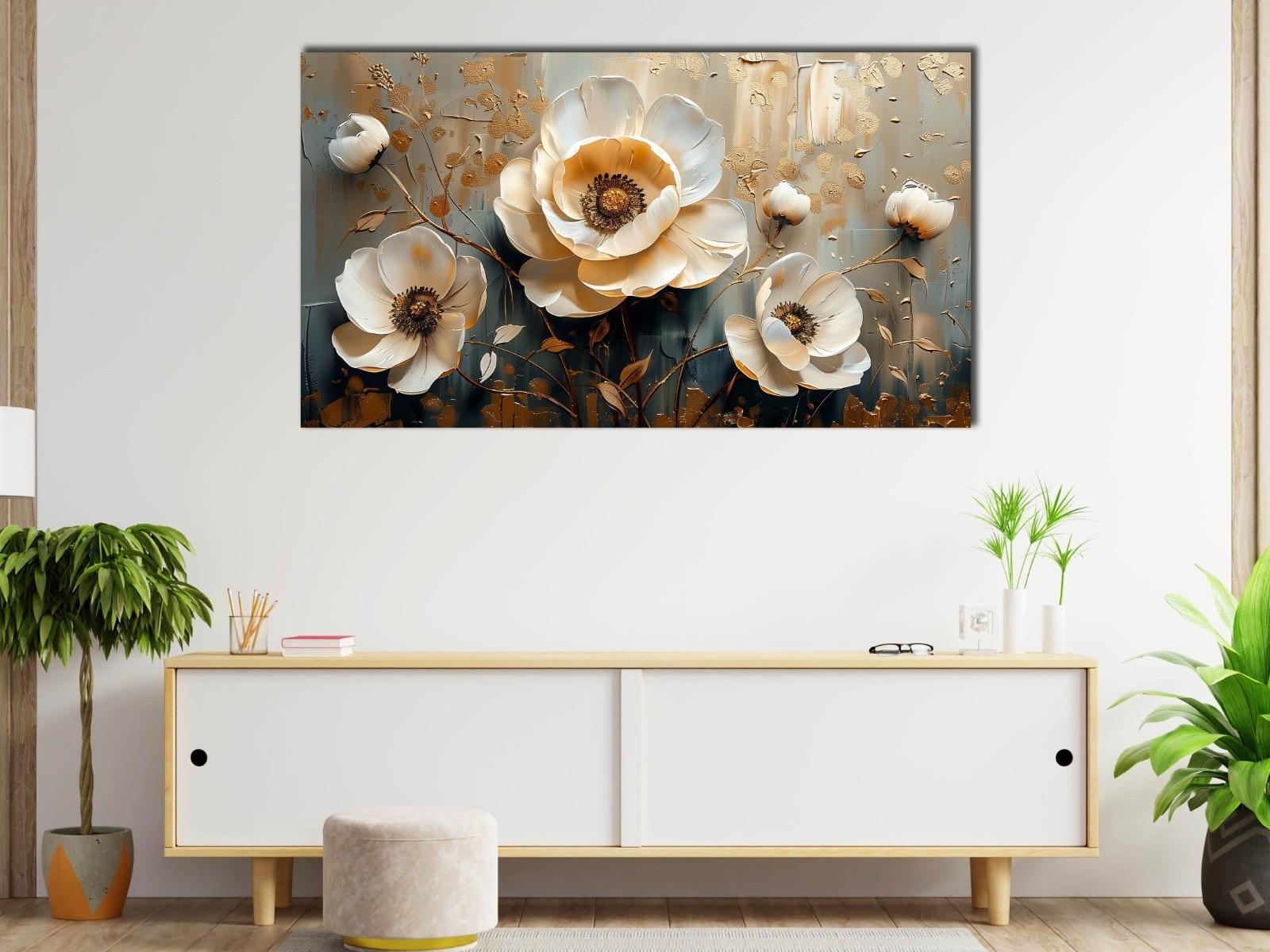 Kır%20Çiçekleri%20-%20Sim%20İşlemeli%20Kanvas%20Tablo