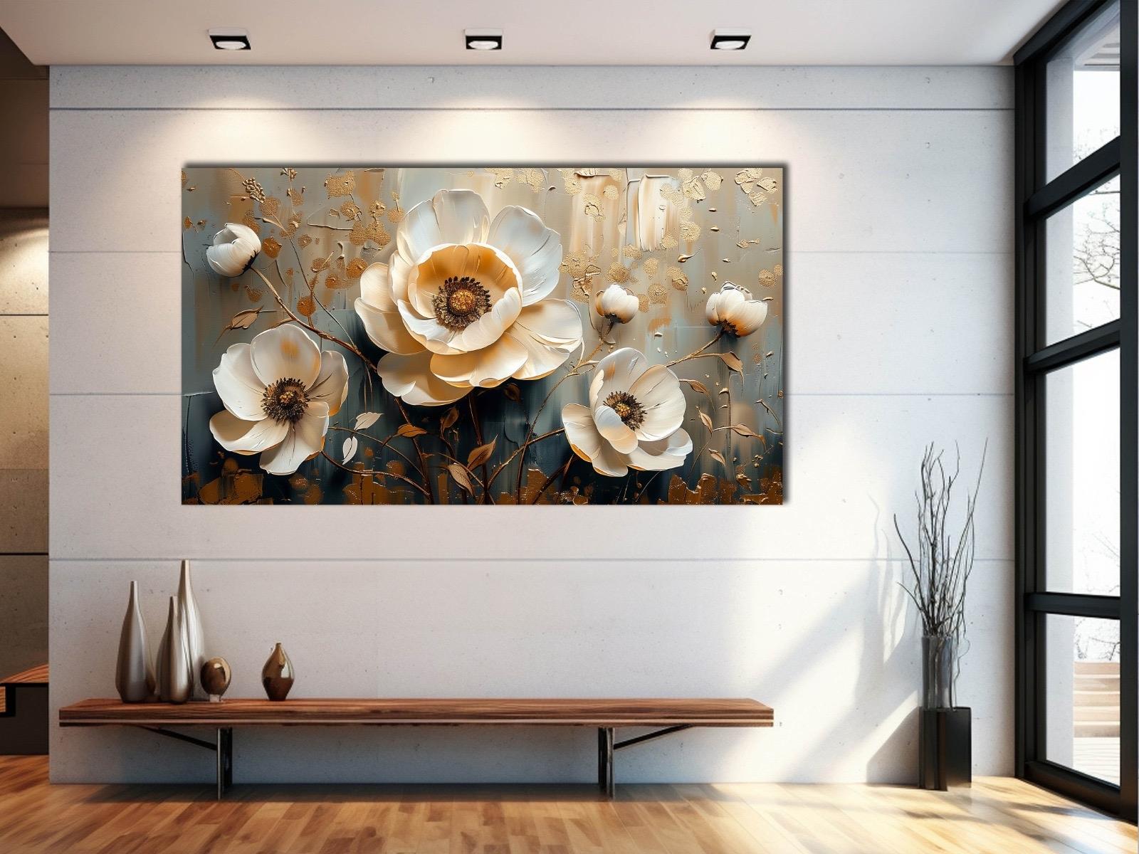 Kır%20Çiçekleri%20-%20Sim%20İşlemeli%20Kanvas%20Tablo