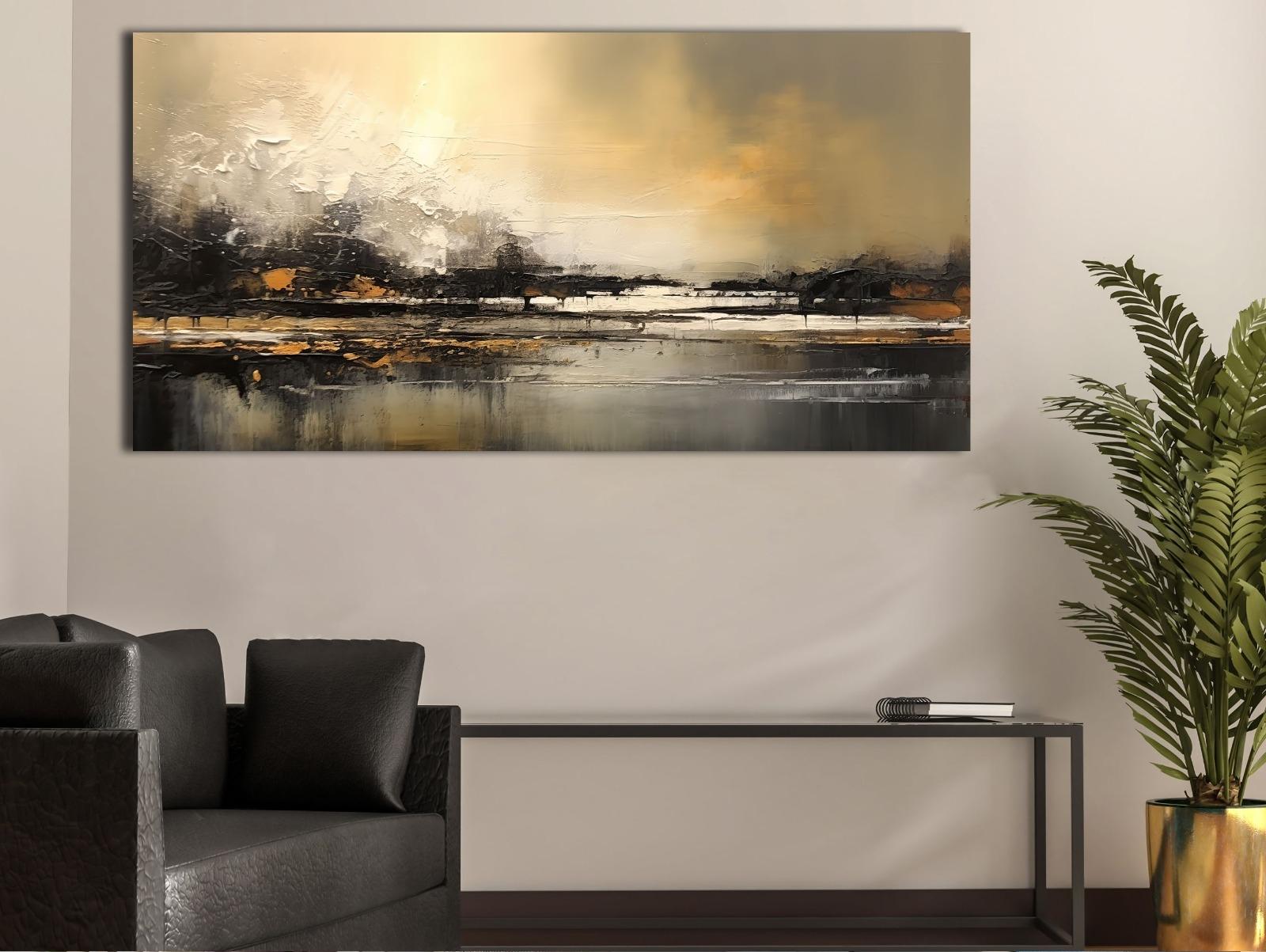 Soyut%20Manzara%20-%20Laminasyonlu%20Kanvas%20Tablo