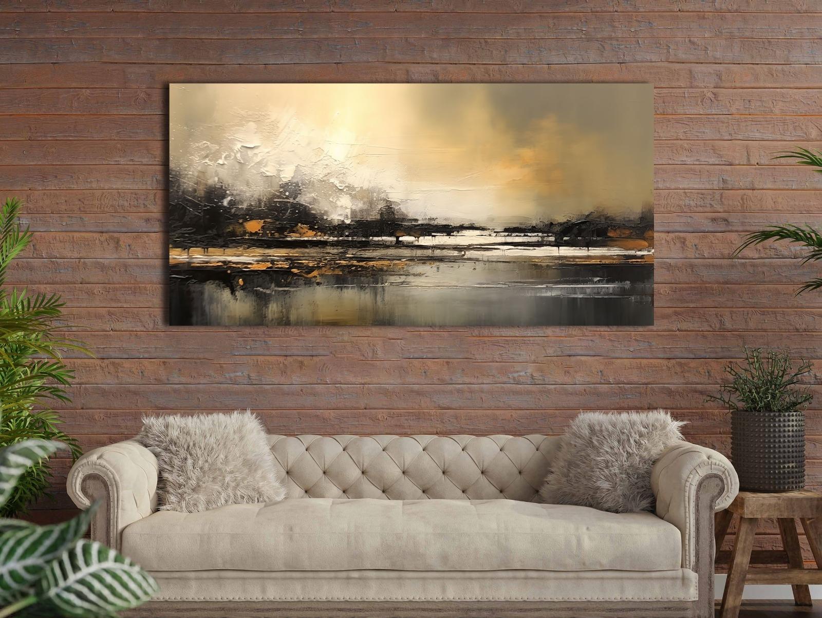 Soyut%20Manzara%20-%20Laminasyonlu%20Kanvas%20Tablo