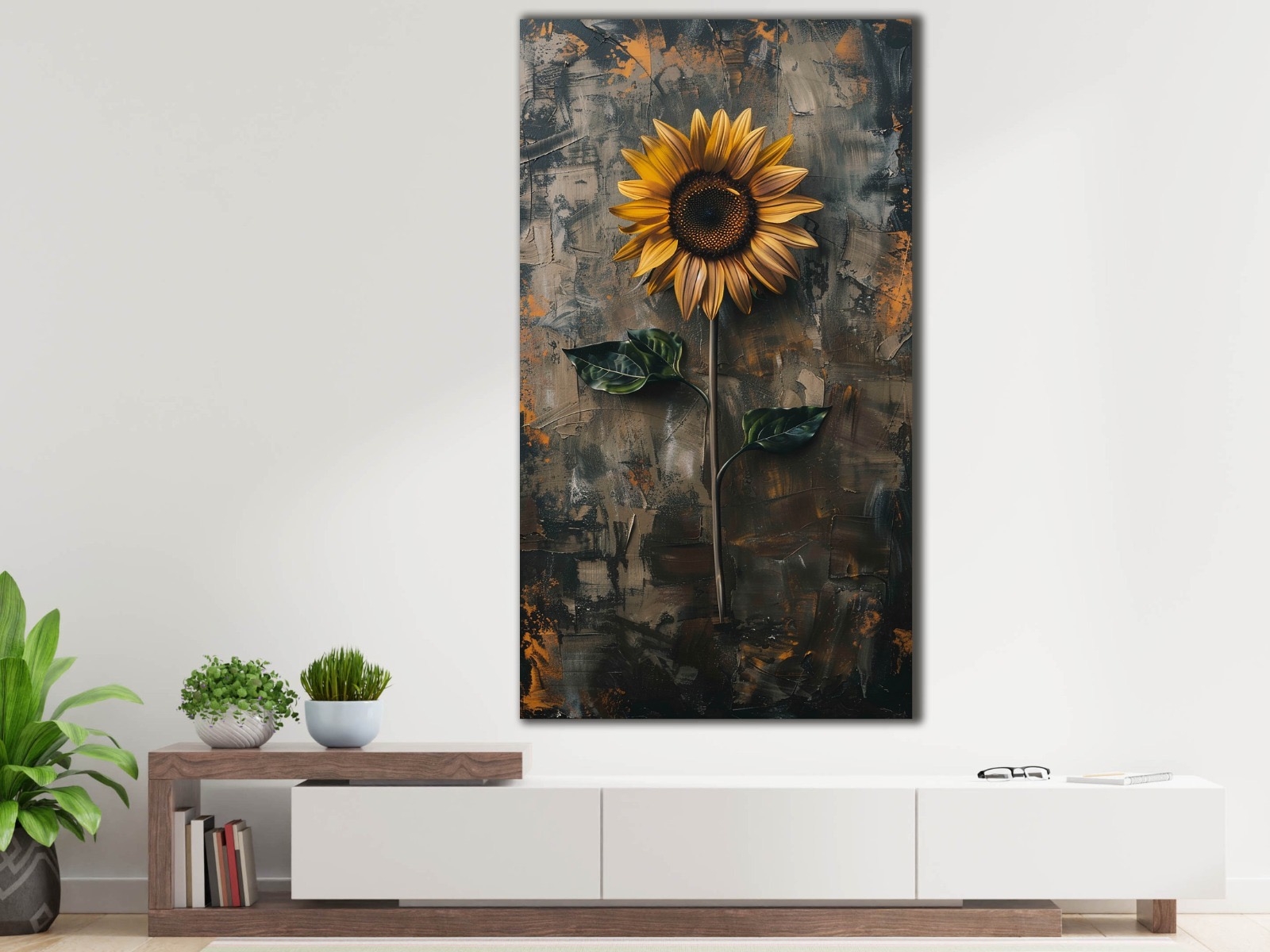 Ayçiçek%20-%20Laminasyonlu%20Kanvas%20Tablo