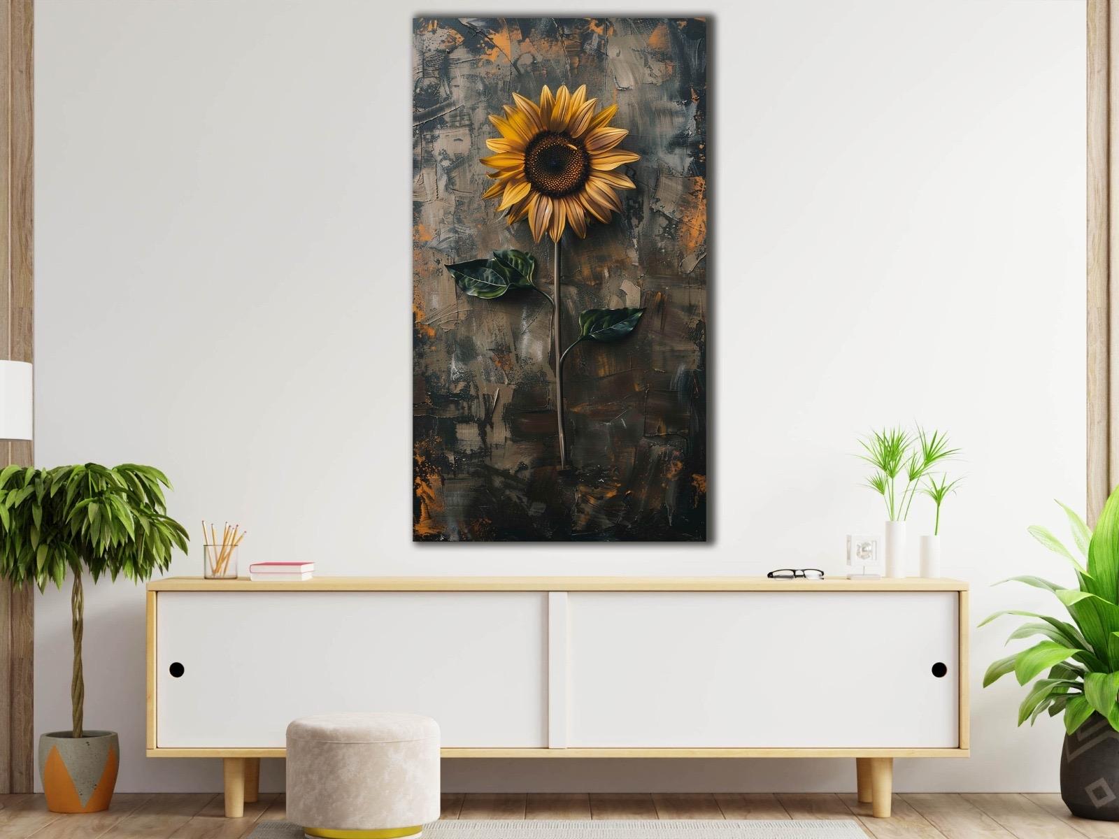 Ayçiçek%20-%20Laminasyonlu%20Kanvas%20Tablo