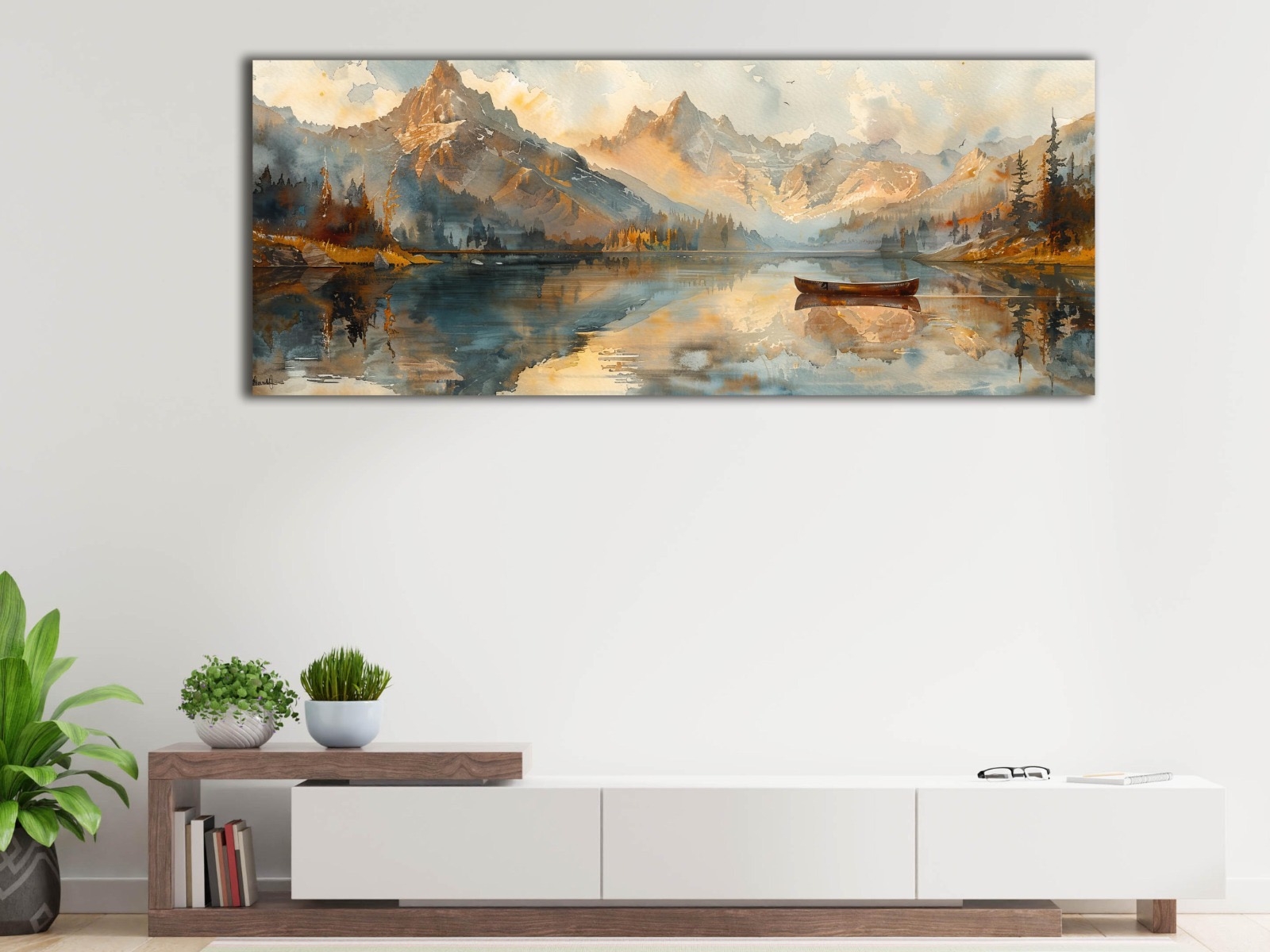 Göl%20Manzarası%20-%20Laminasyonlu%20Kanvas%20Tablo