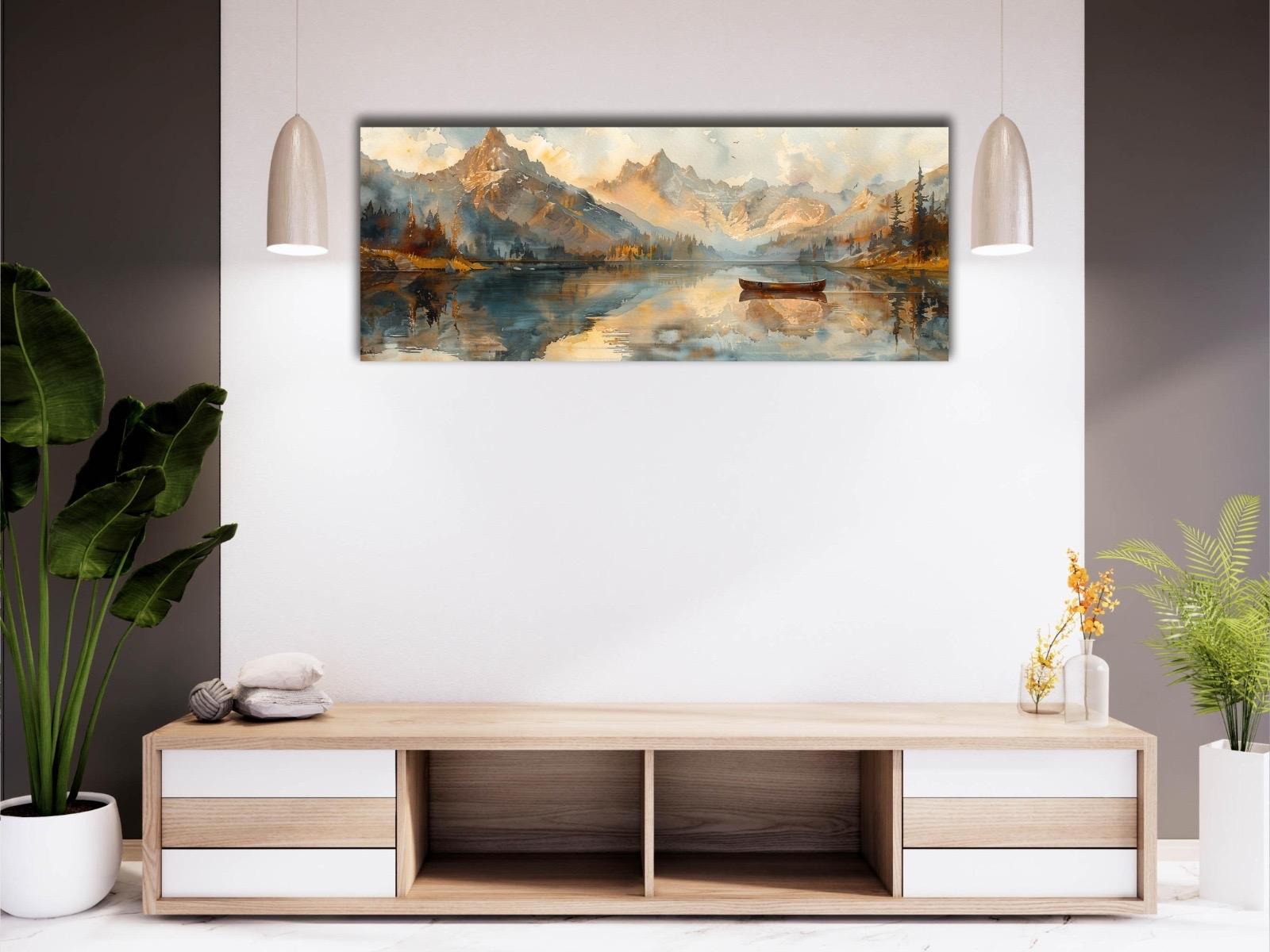 Göl%20Manzarası%20-%20Laminasyonlu%20Kanvas%20Tablo