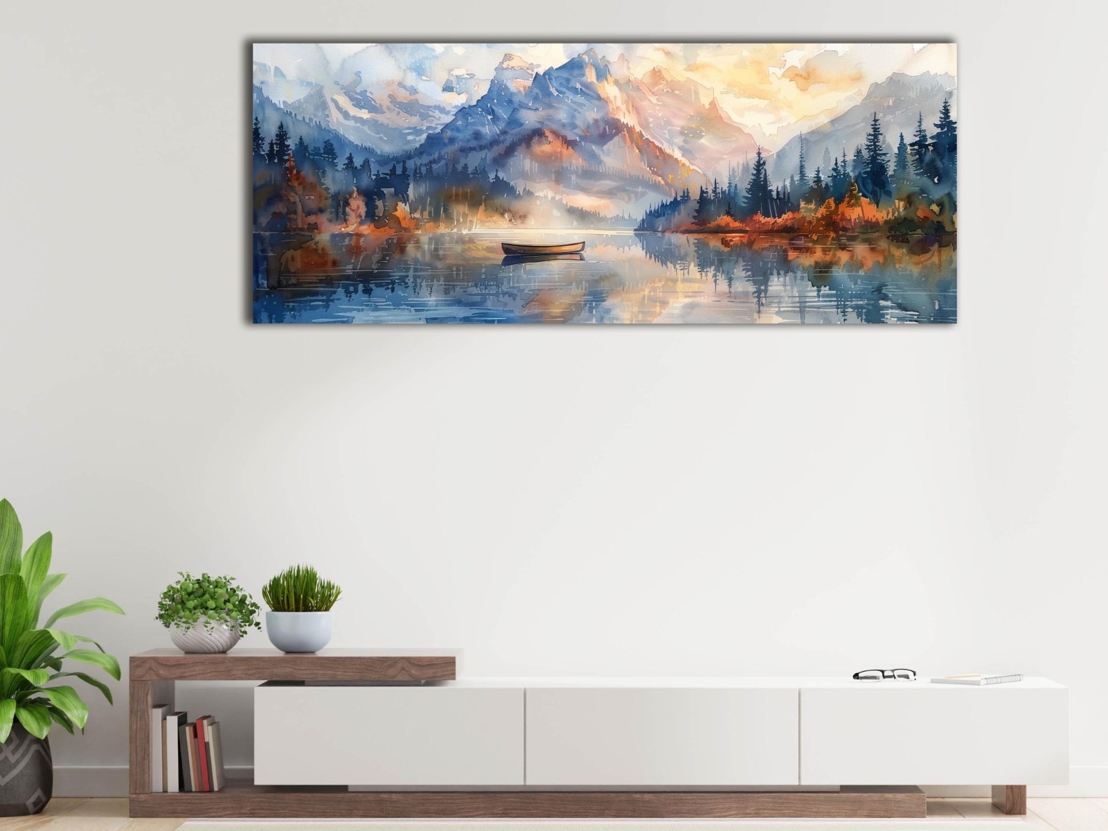 Göl%20Manzarası%20-%20Laminasyonlu%20Kanvas%20Tablo