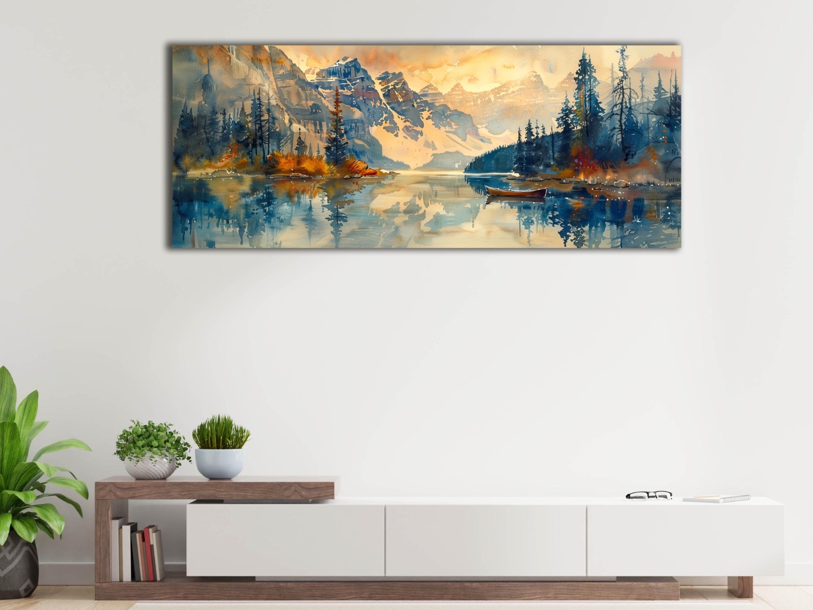 Göl%20Manzarası%20-%20Laminasyonlu%20Kanvas%20Tablo