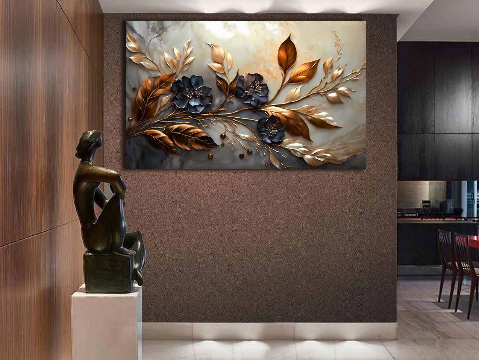 Black%20Flower%20-%20Sim%20İşlemeli%20Kanvas%20Tablo