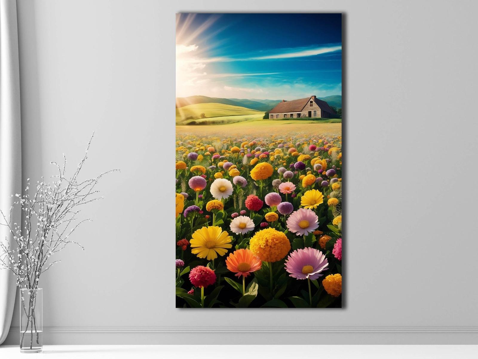 Çiçek%20Tarlası%20-%20Laminasyonlu%20Kanvas%20Tablo