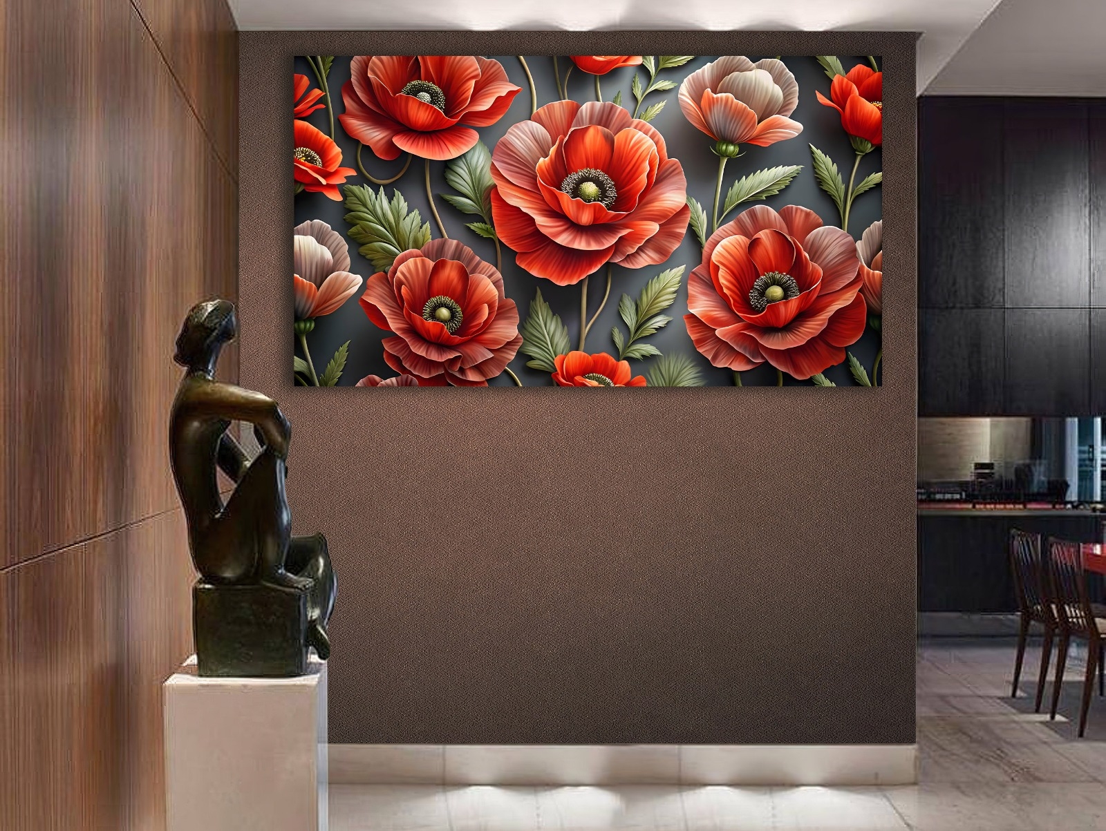 Kırmızı%20Çiçekler%20-%20Sim%20İşlemeli%20Kanvas%20Tablo