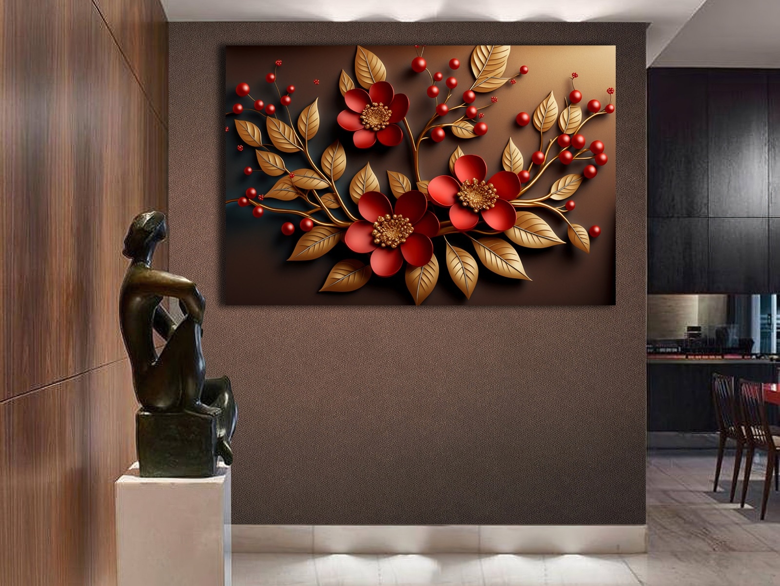 Rose%20Flower%20-%20Sim%20İşlemeli%20Kanvas%20Tablo