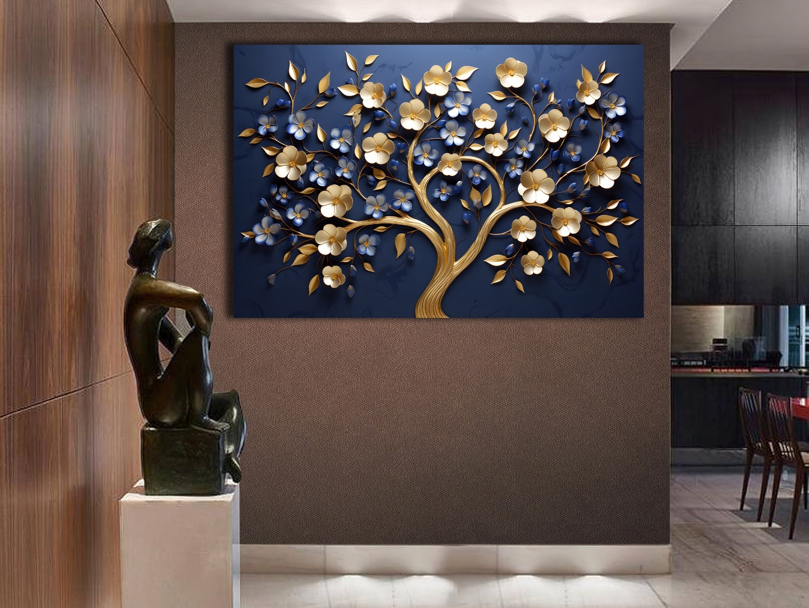 Flower%20-%20Sim%20İşlemeli%20Kanvas%20Tablo