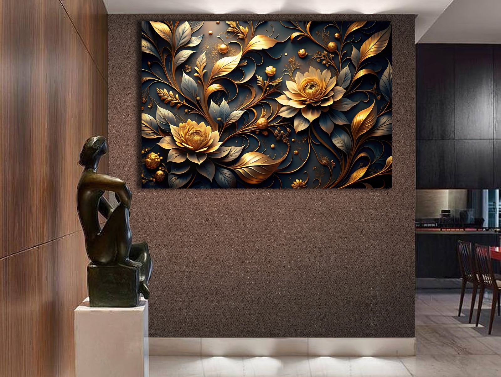 Flower%20-%20Sim%20İşlemeli%20Kanvas%20Tablo