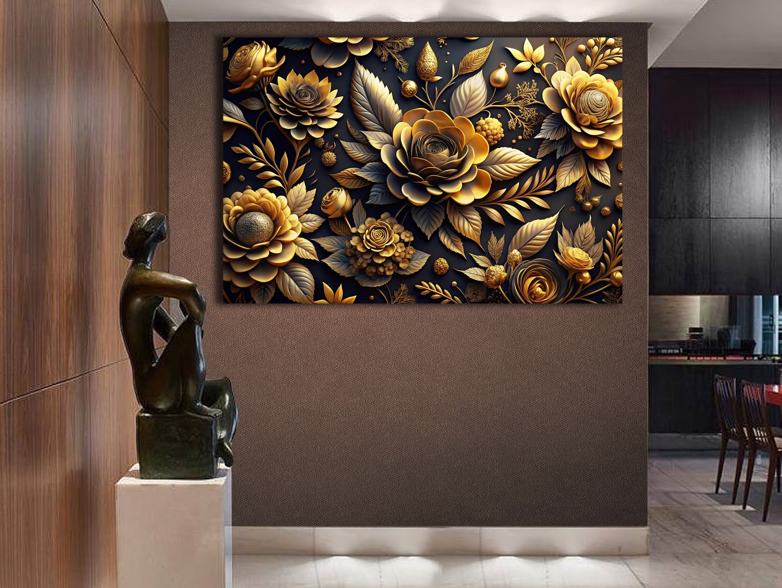 Flower%20-%20Sim%20İşlemeli%20Kanvas%20Tablo