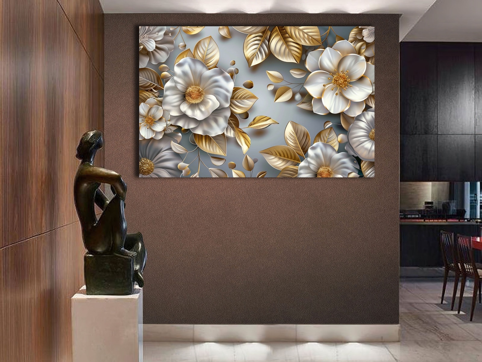 Flower%20-%20Sim%20İşlemeli%20Kanvas%20Tablo