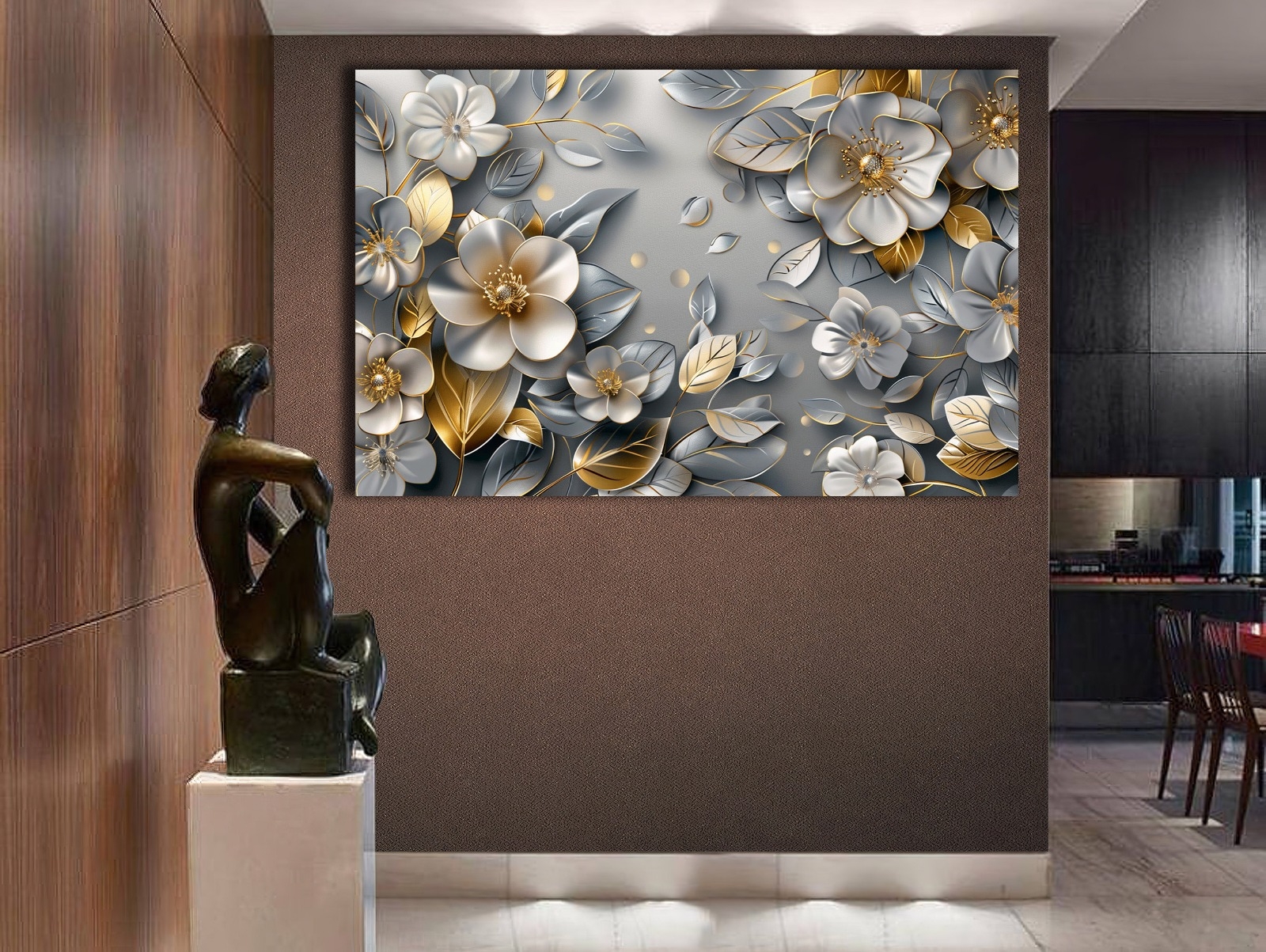 Flower%20-%20Sim%20İşlemeli%20Kanvas%20Tablo
