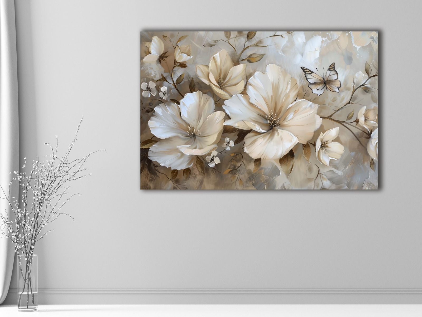 Flower%20-%20Sim%20İşlemeli%20Kanvas%20Tablo