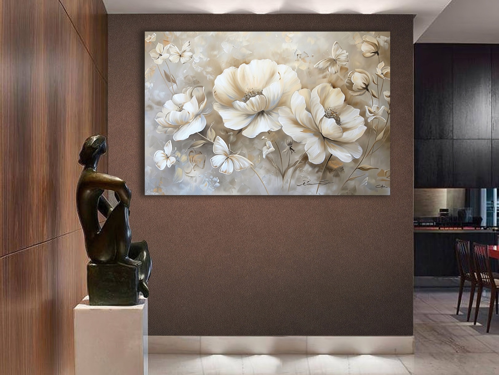 Flower%20-%20Sim%20İşlemeli%20Kanvas%20Tablo