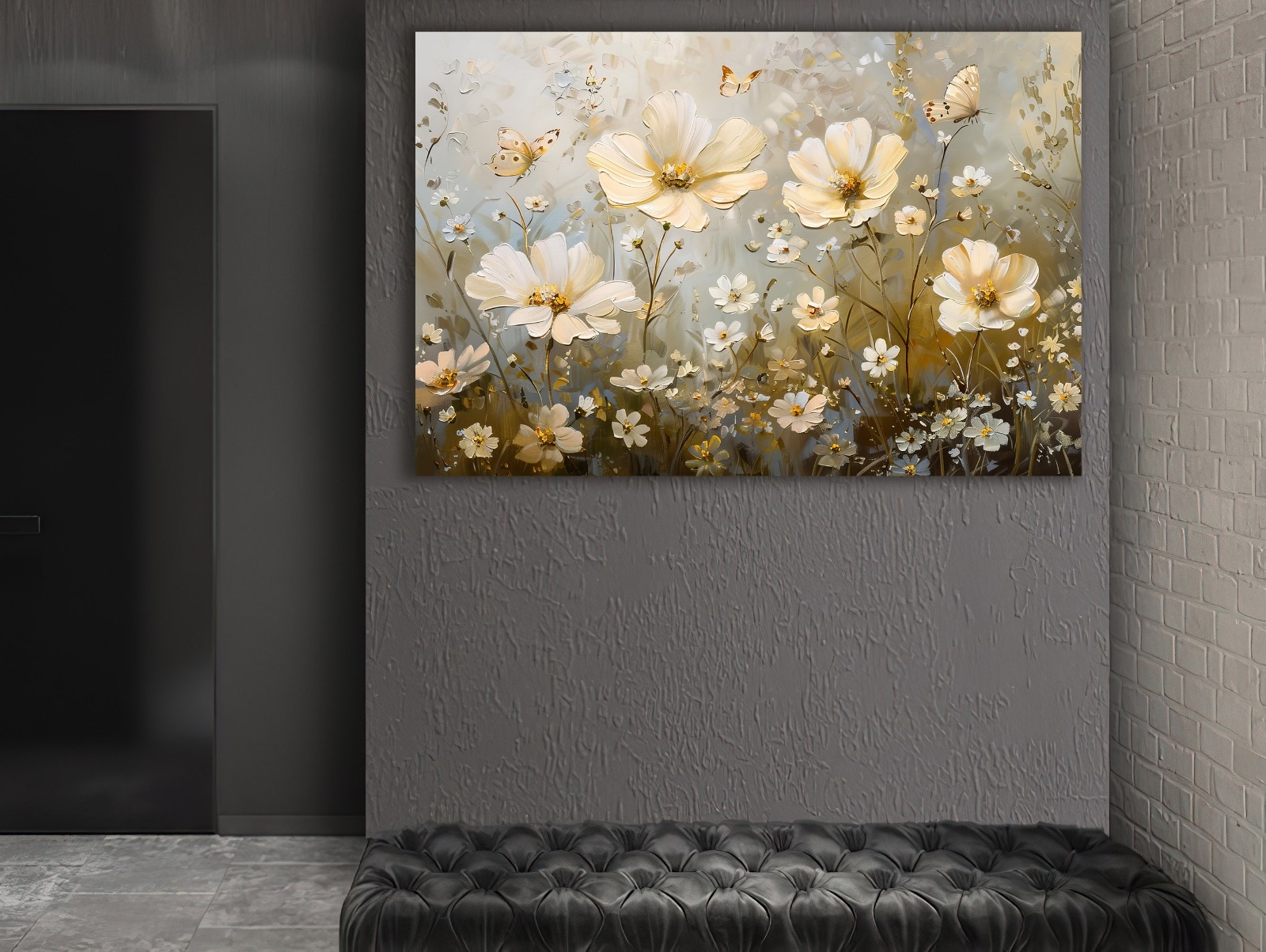 Kır%20Çiçekleri%20-%20Sim%20İşlemeli%20Kanvas%20Tablo