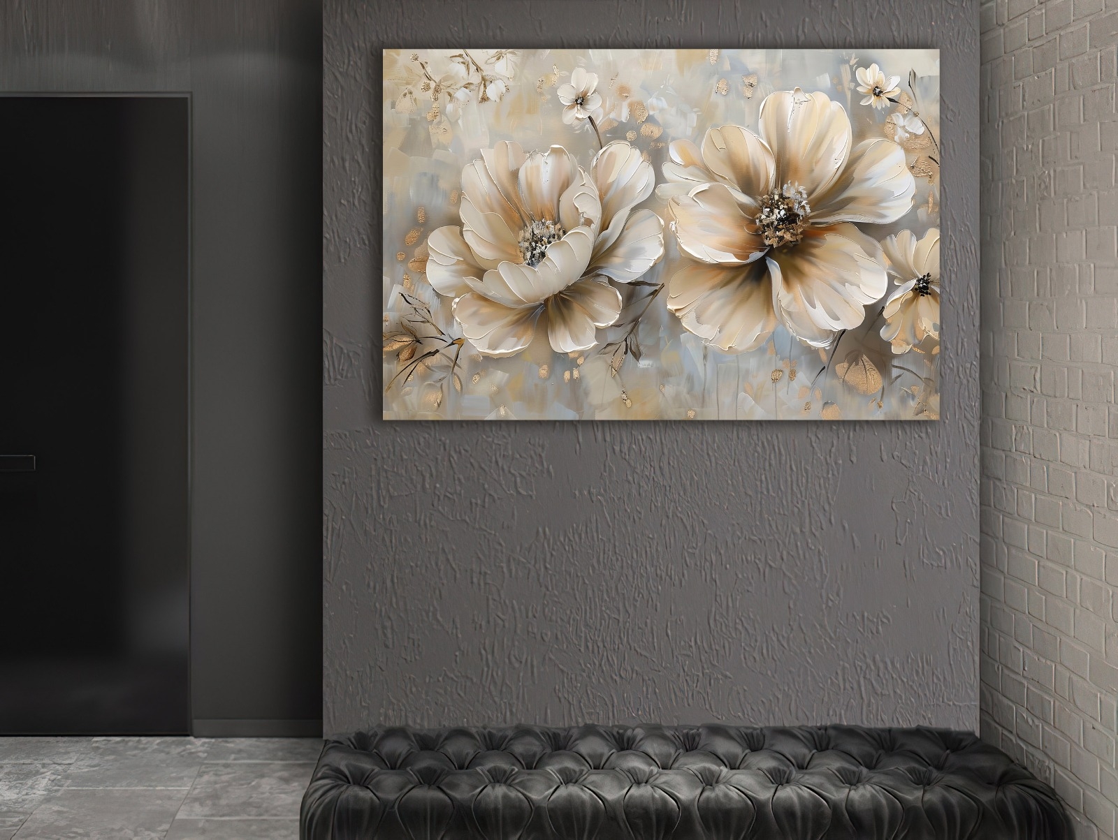 Kır%20Çiçekleri%20-%20Sim%20İşlemeli%20Kanvas%20Tablo