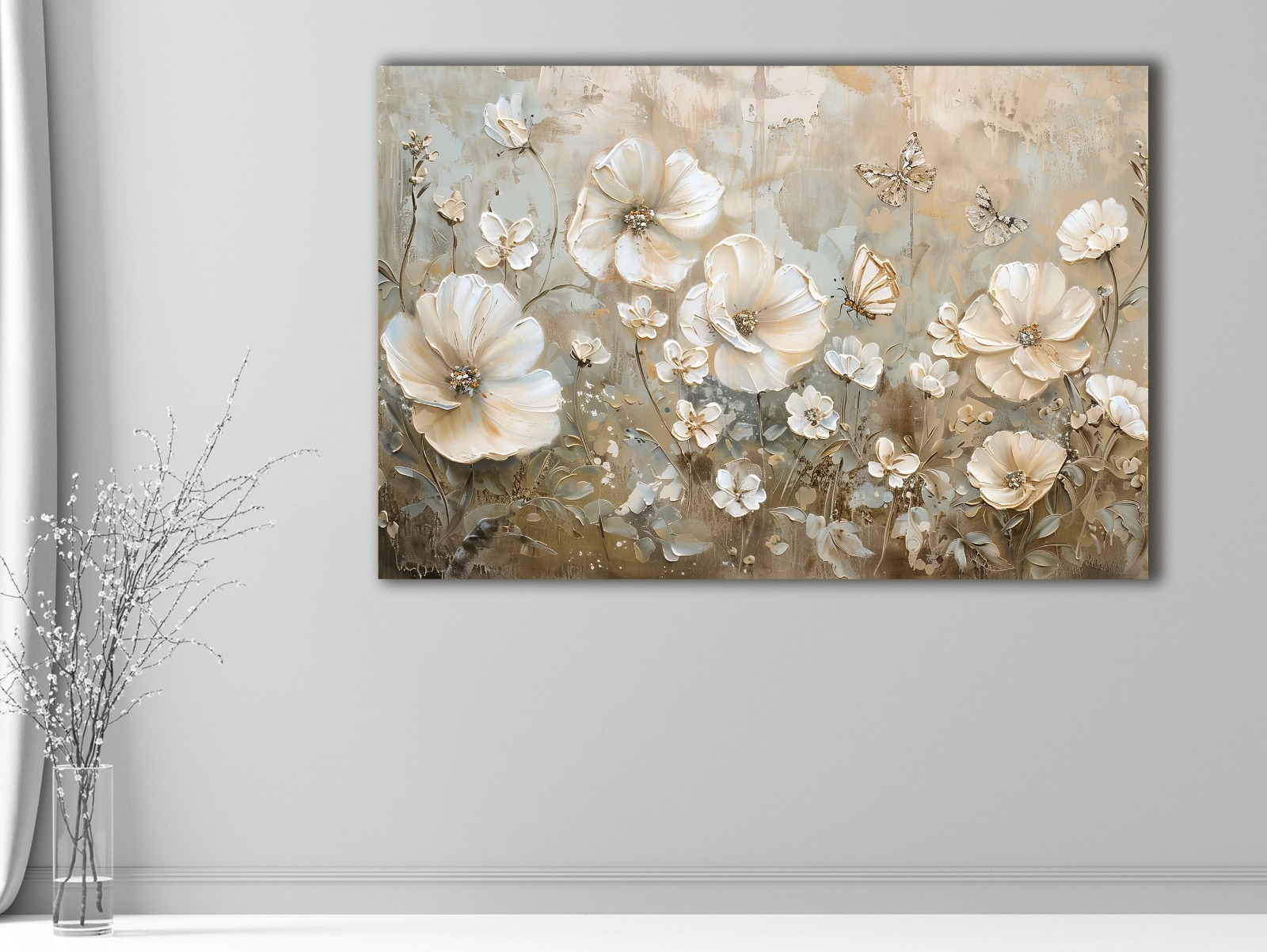 Kır%20Çiçekleri%20-%20Sim%20İşlemeli%20Kanvas%20Tablo