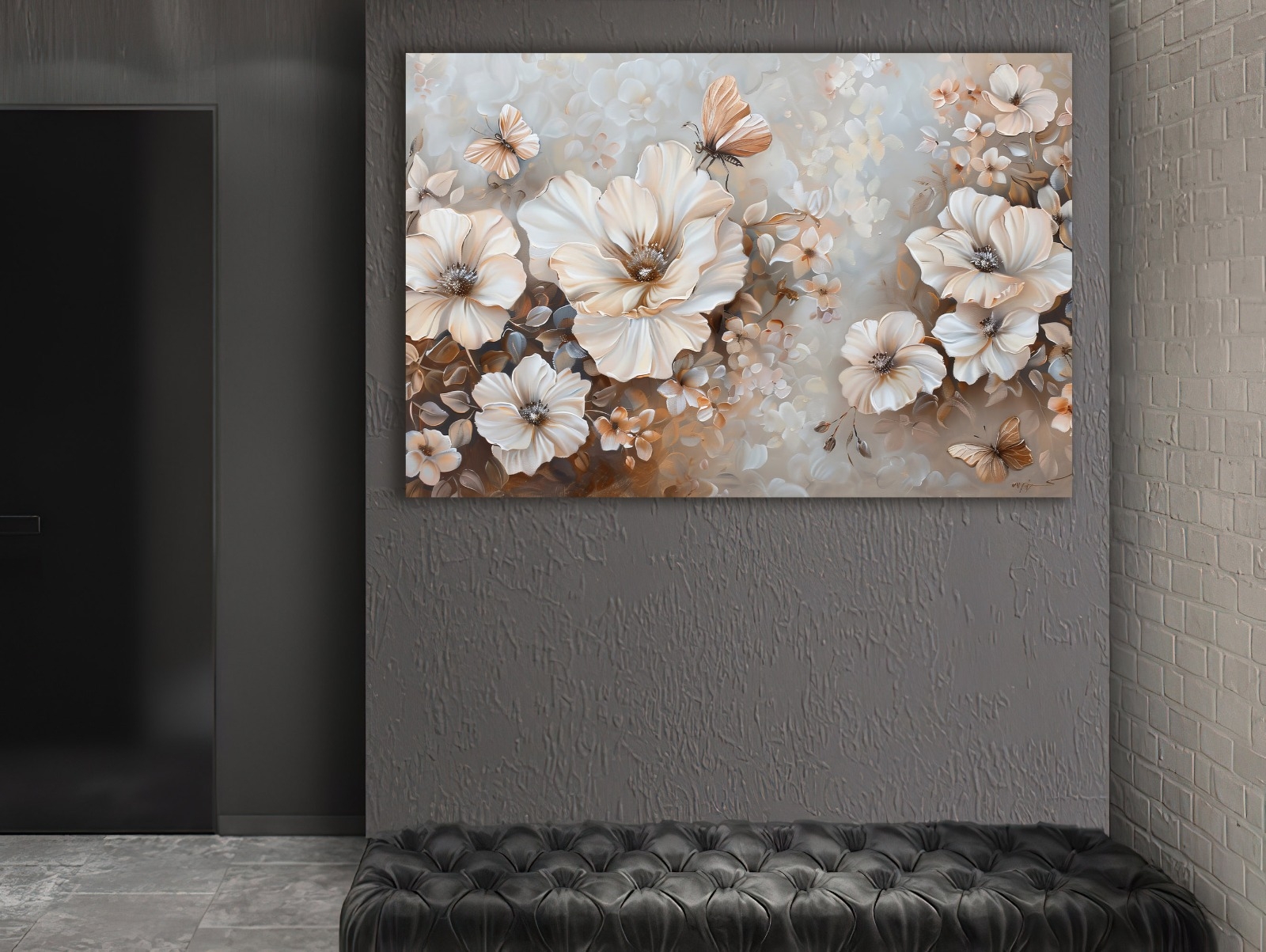 Kır%20Çiçekleri%20-%20Sim%20İşlemeli%20Kanvas%20Tablo