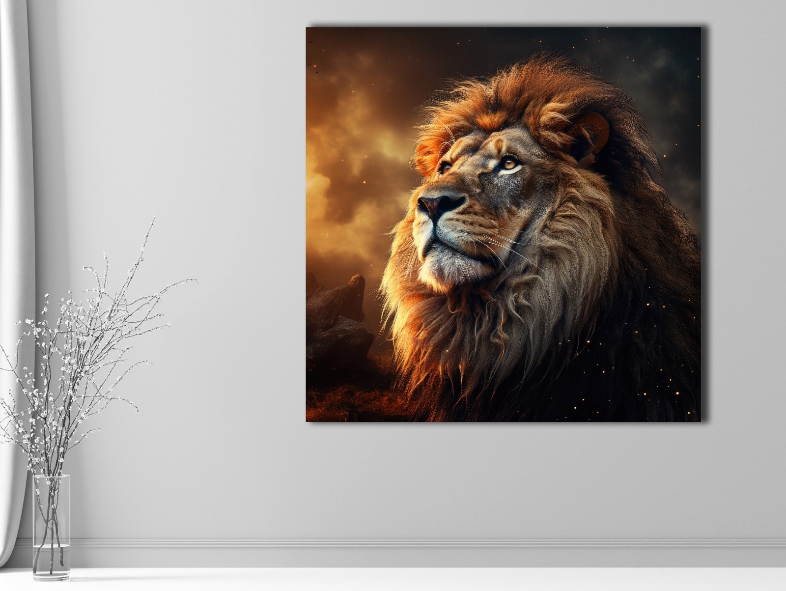 Lion%20-%20Laminasyonlu%20Kanvas%20Tablo