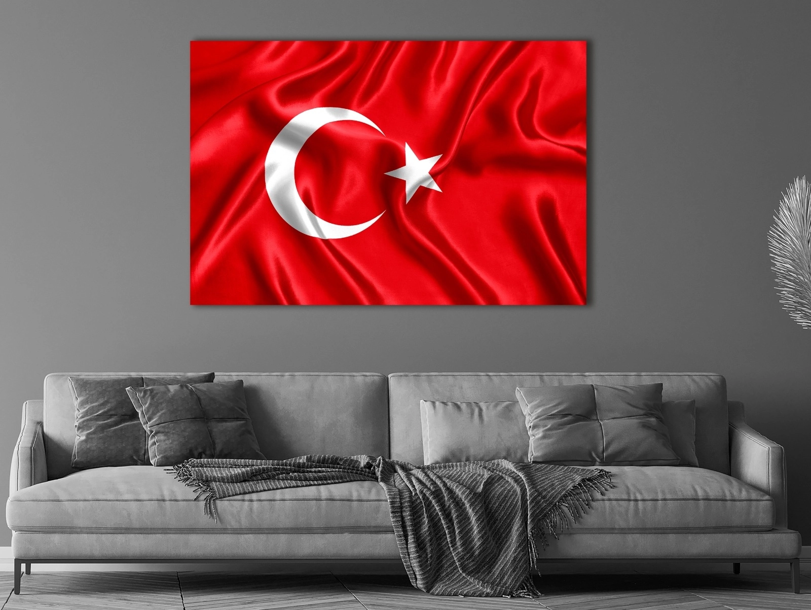 Türk%20Bayrağı%20-%20Laminasyonlu%20Kanvas%20Tablo