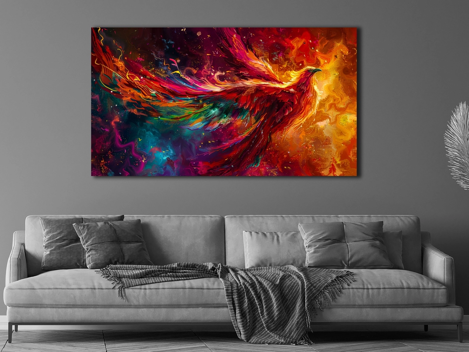 Anka%20Kuşu%20-%20Sim%20İşlemeli%20Kanvas%20Tablo