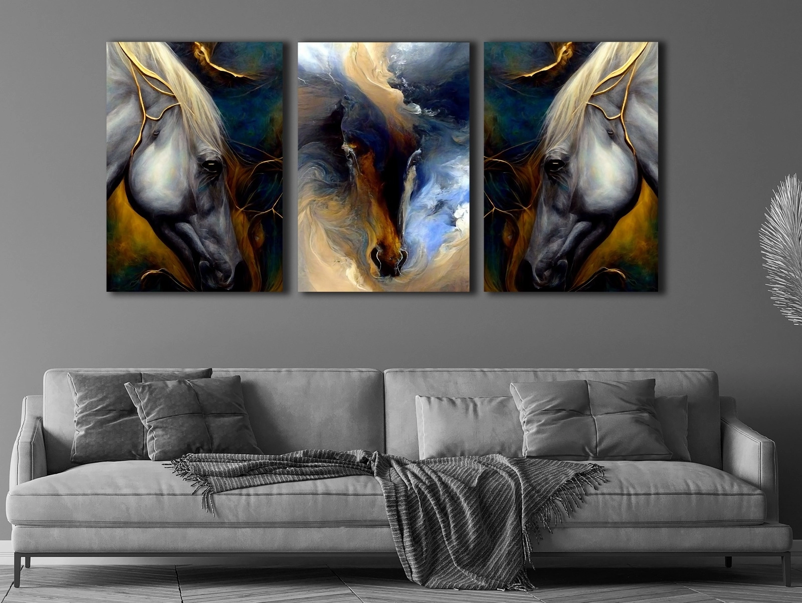 Horse%20-%20Laminasyonlu%20Kanvas%20Tablo%203%20lü%20Set