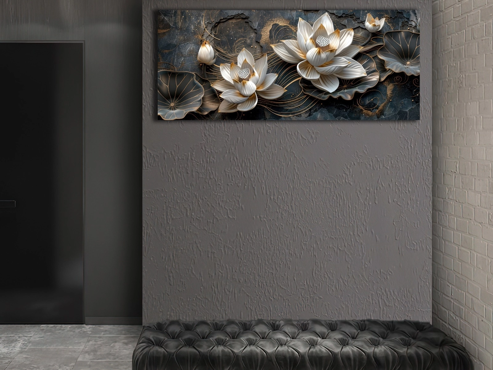 Çiçekler%20-%20Sim%20İşlemeli%20Kanvas%20Tablo