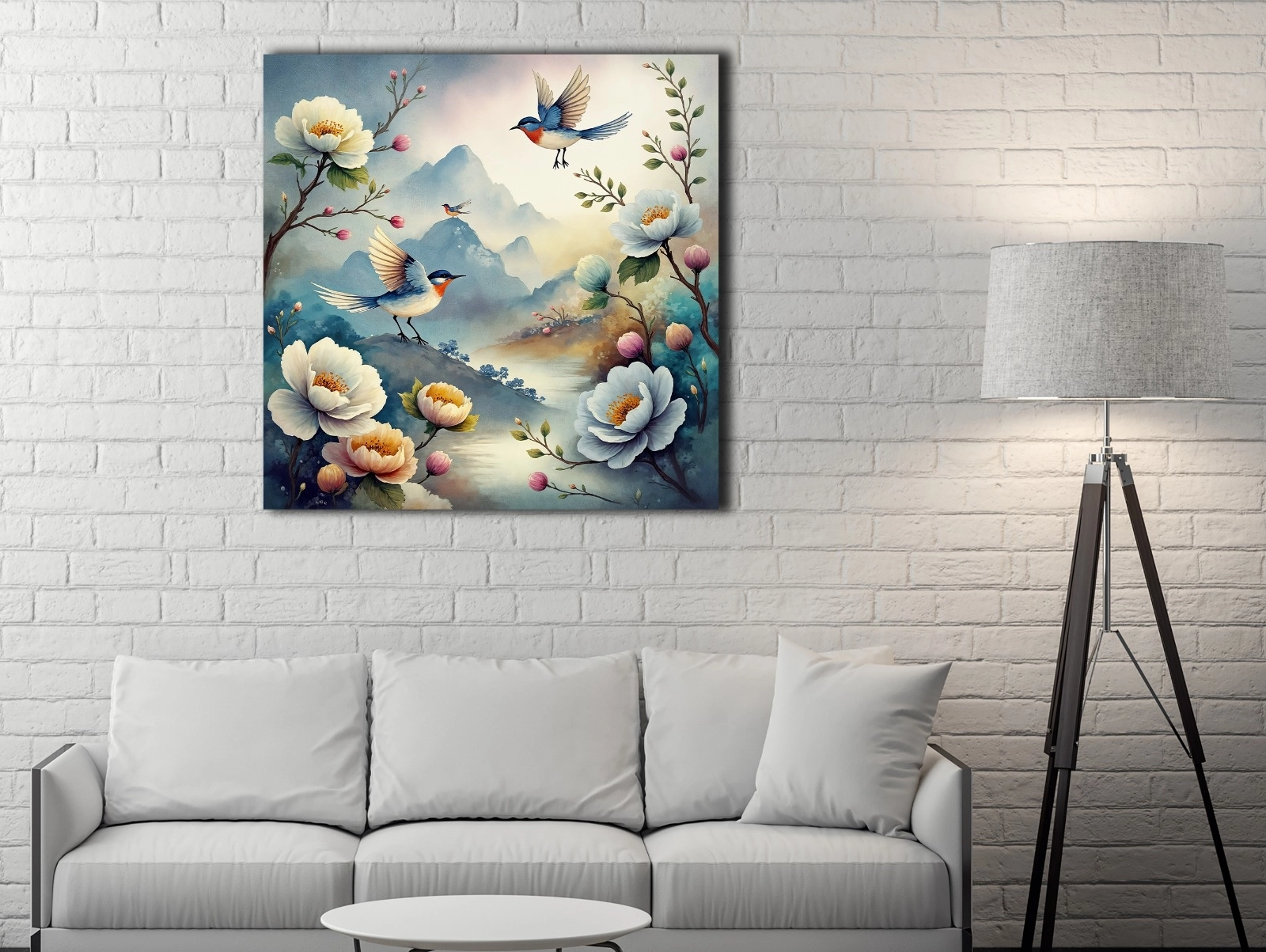 Kuşlar%20-%20Laminasyonlu%20Kanvas%20Tablo