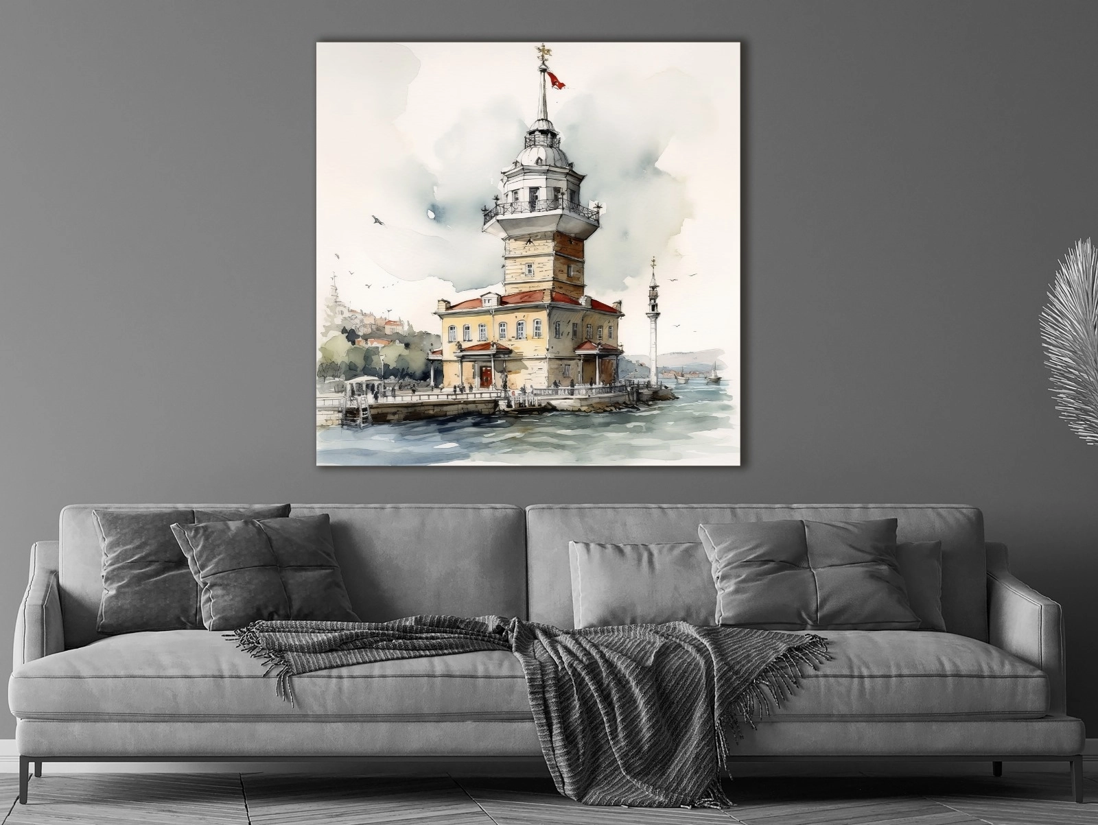 Kız%20Kulesi%20-%20Laminasyonlu%20Kanvas%20Tablo
