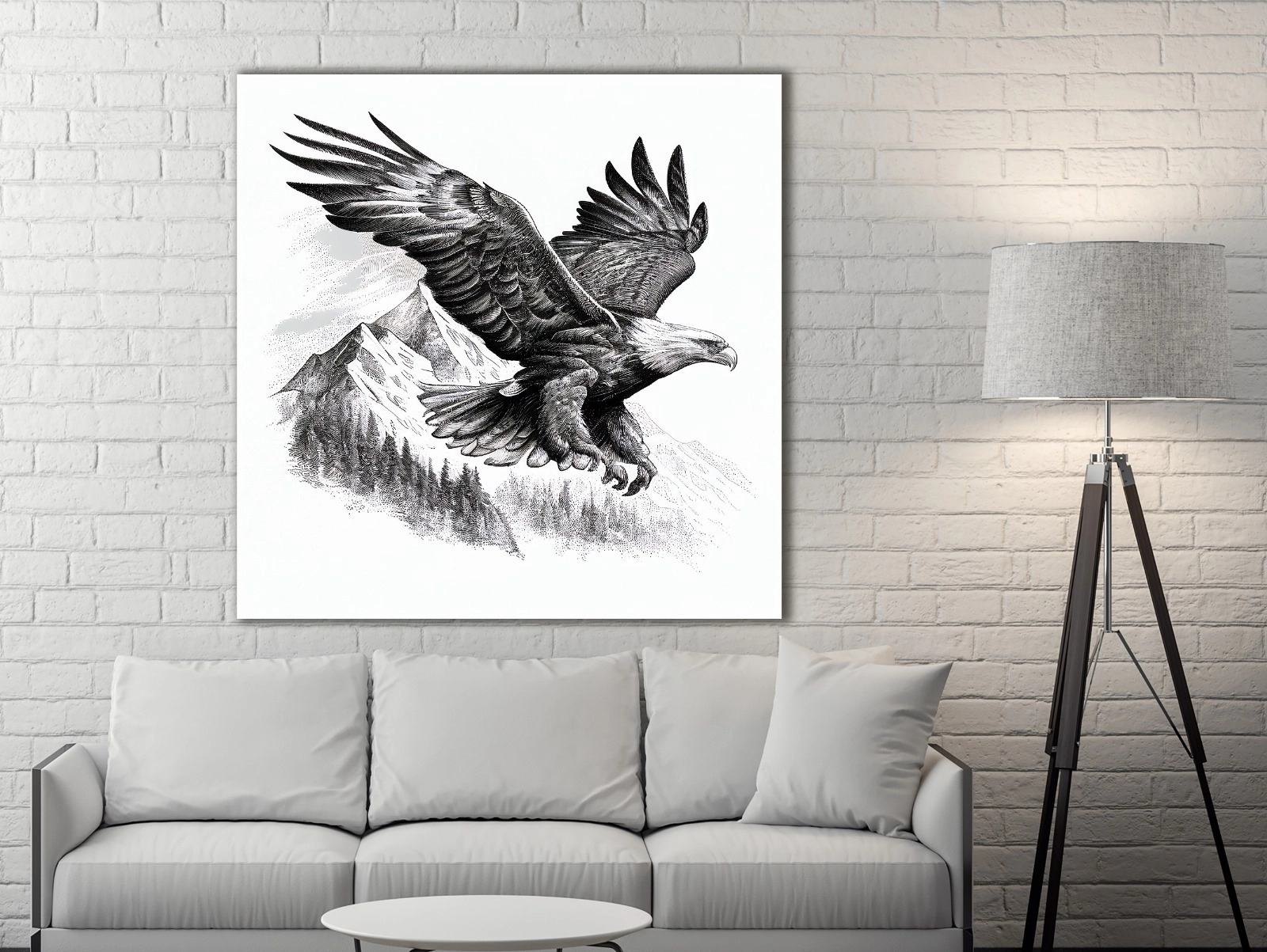 Kartal%20-%20Laminasyonlu%20Kanvas%20Tablo